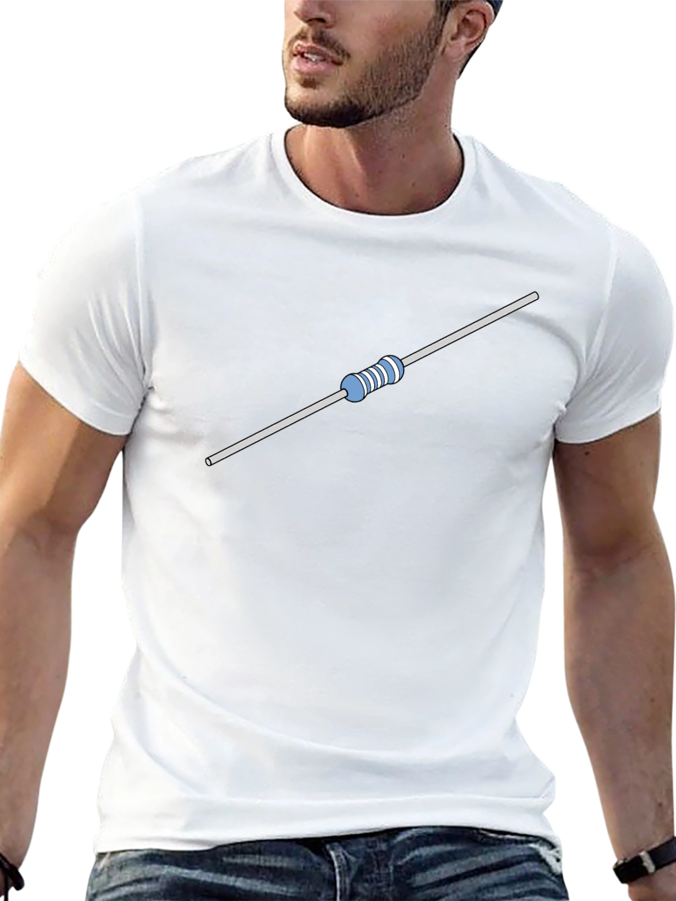Resistor Graphic T-Shirt - Black Cotton Tee