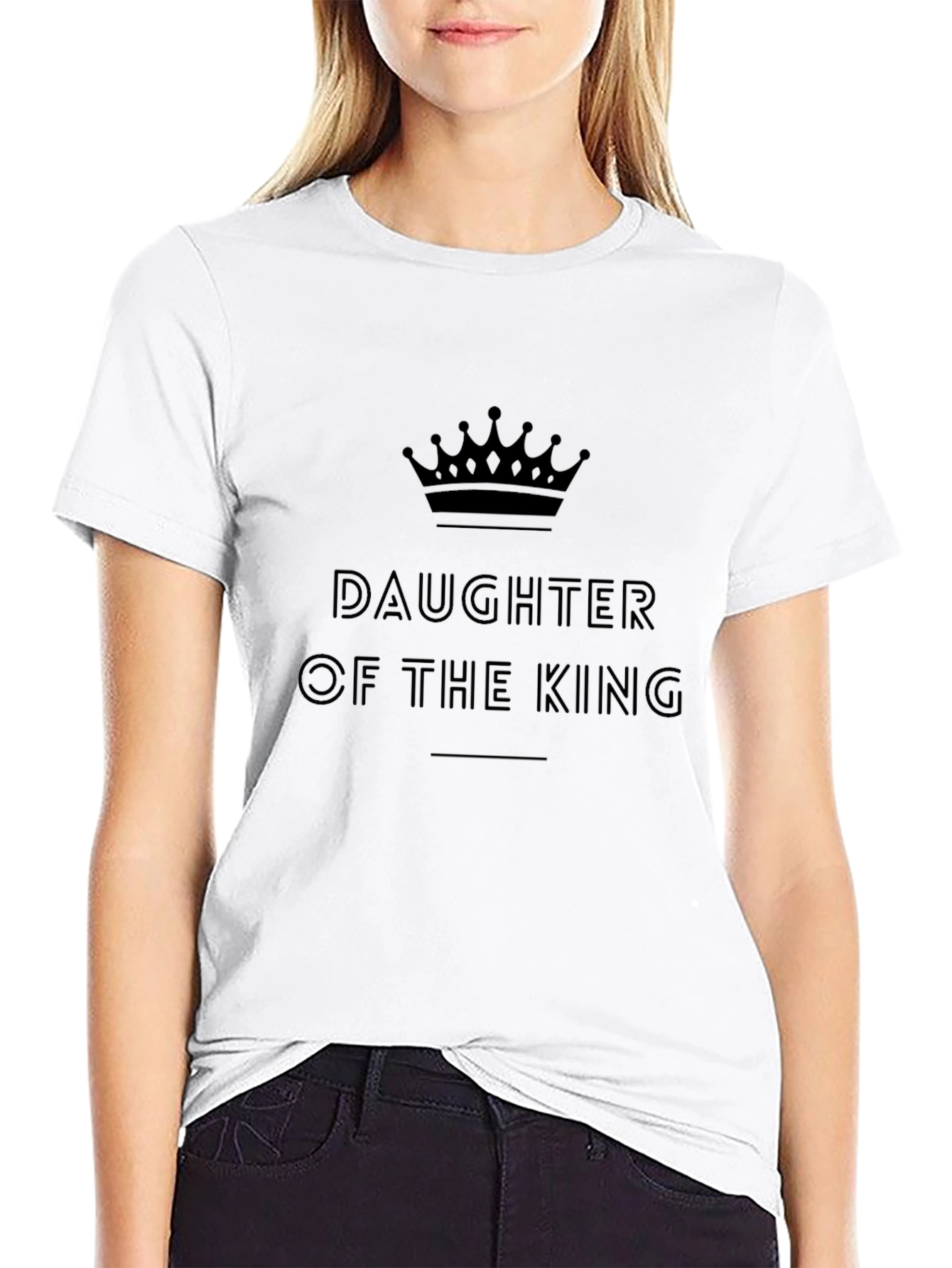 Daughter of the King Black Graphic T-Shirt