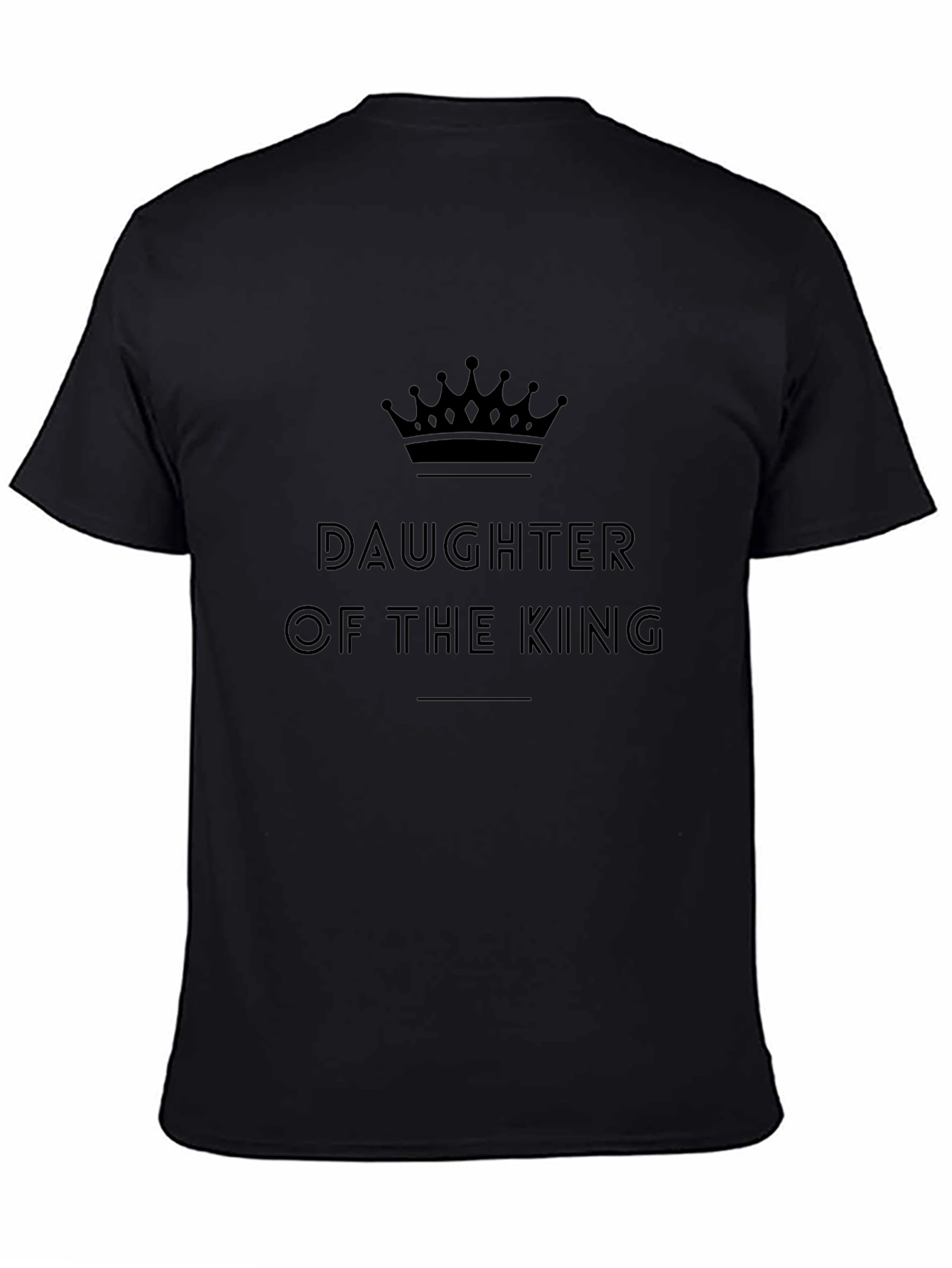 Daughter of the King Black Graphic T-Shirt
