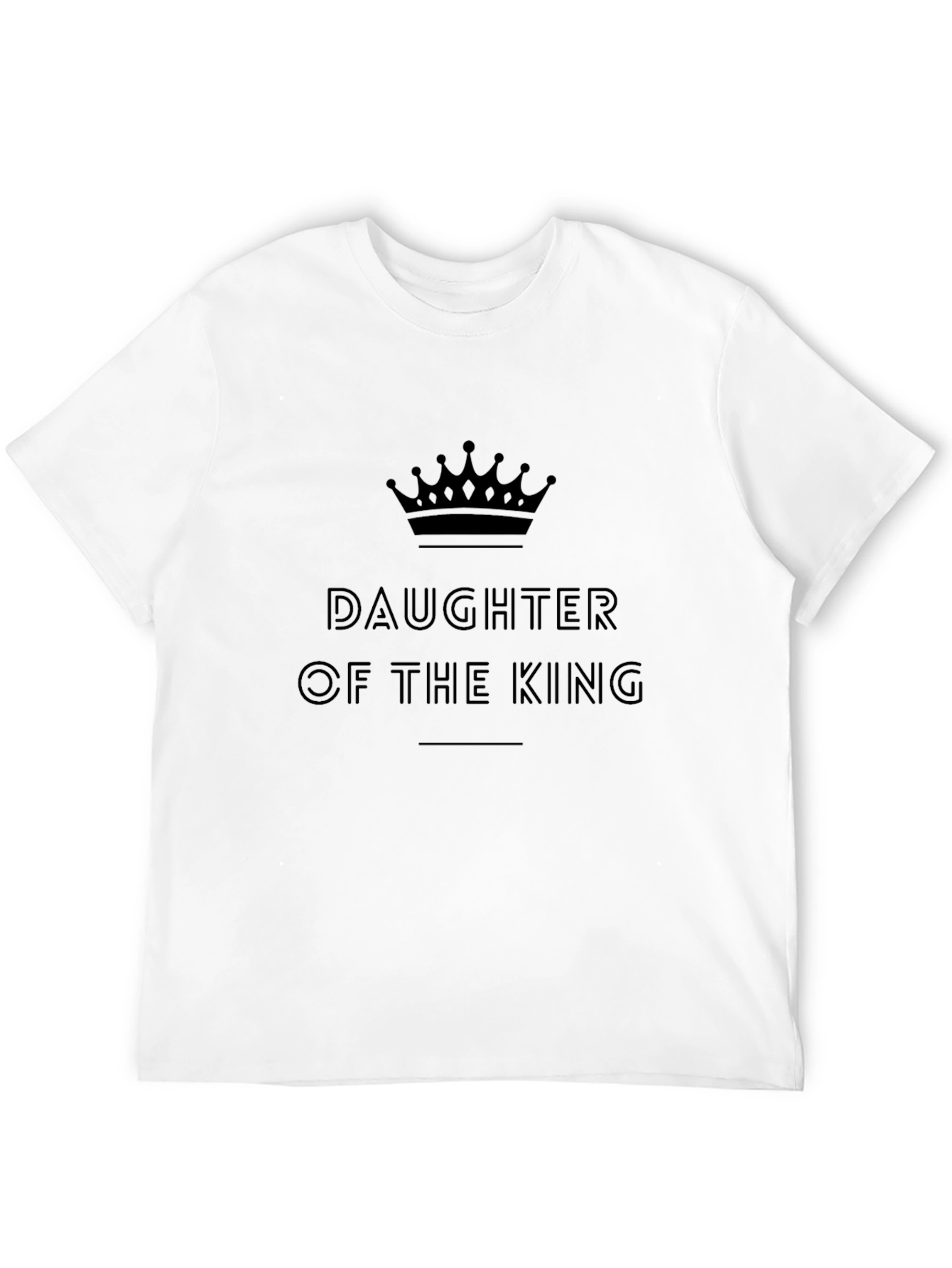 Daughter of the King Black Graphic T-Shirt