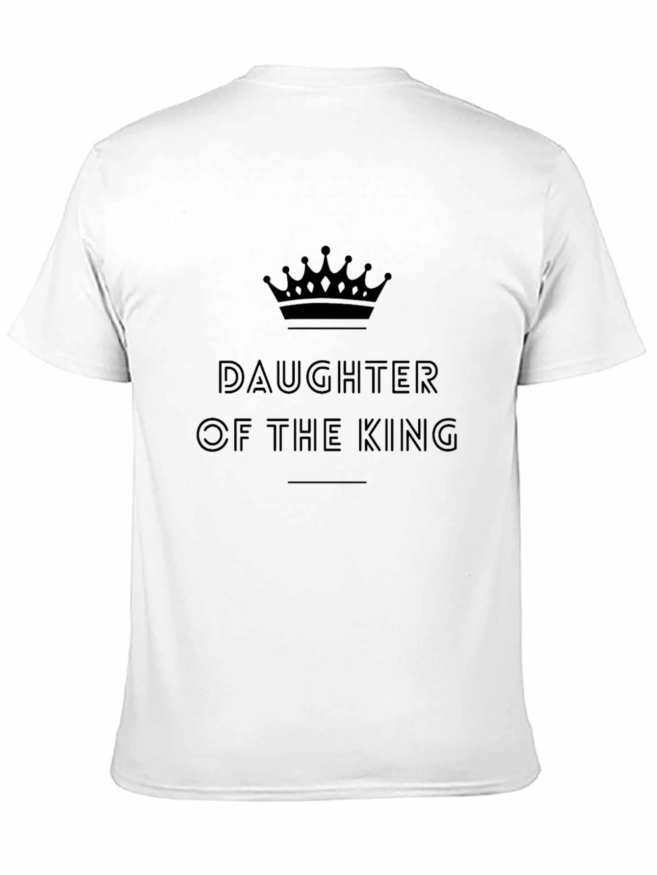 Daughter of the King Black Graphic T-Shirt