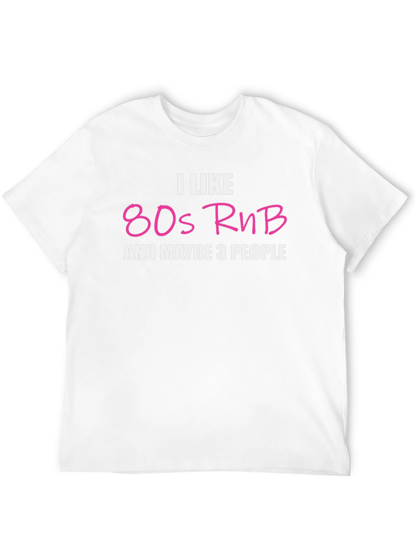 I Like 80s RnB T-Shirt - Black Cotton Tee