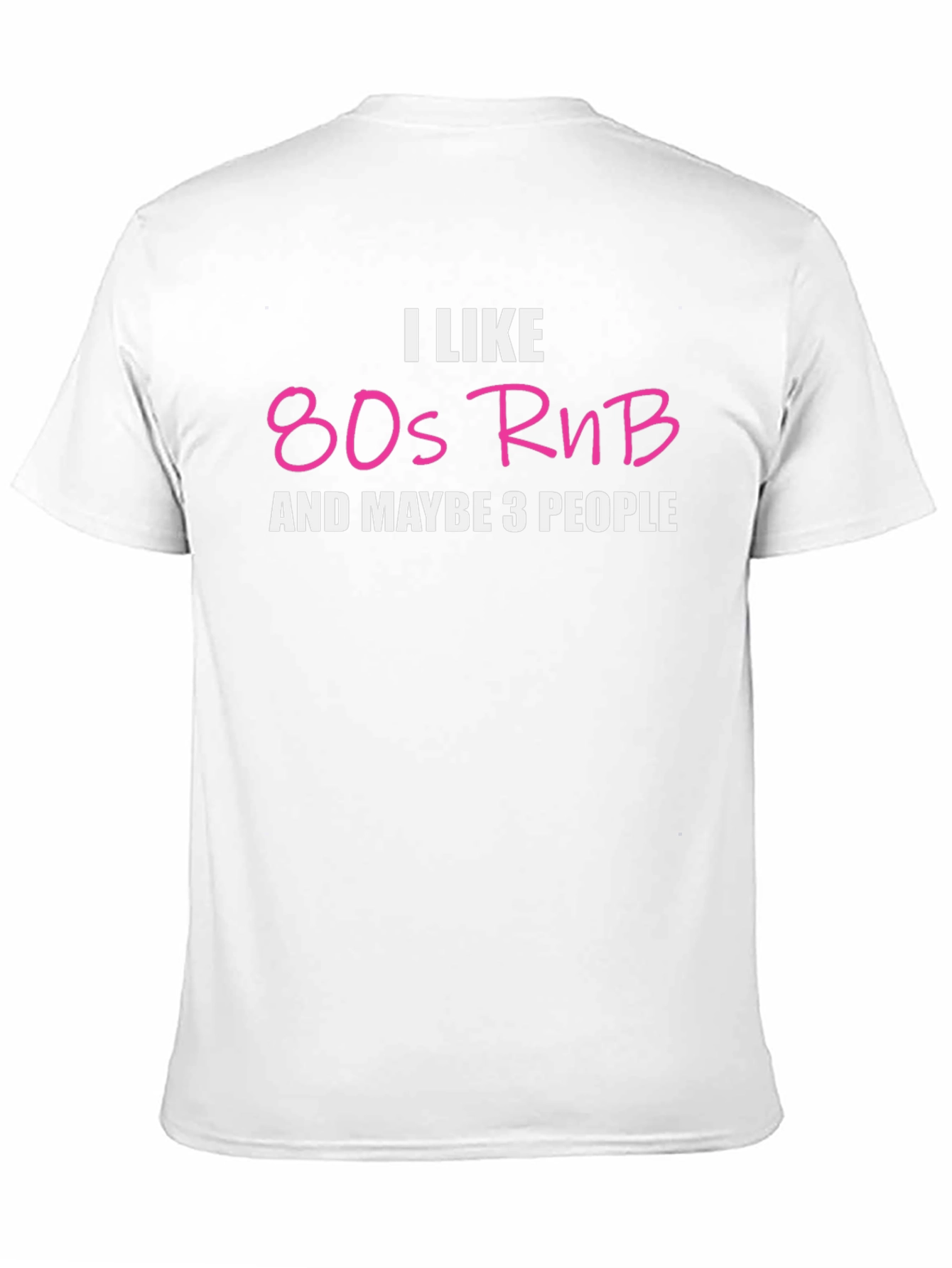 I Like 80s RnB T-Shirt - Black Cotton Tee