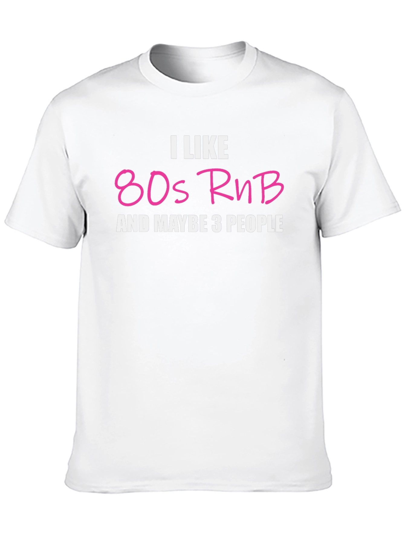 I Like 80s RnB T-Shirt - Black Cotton Tee