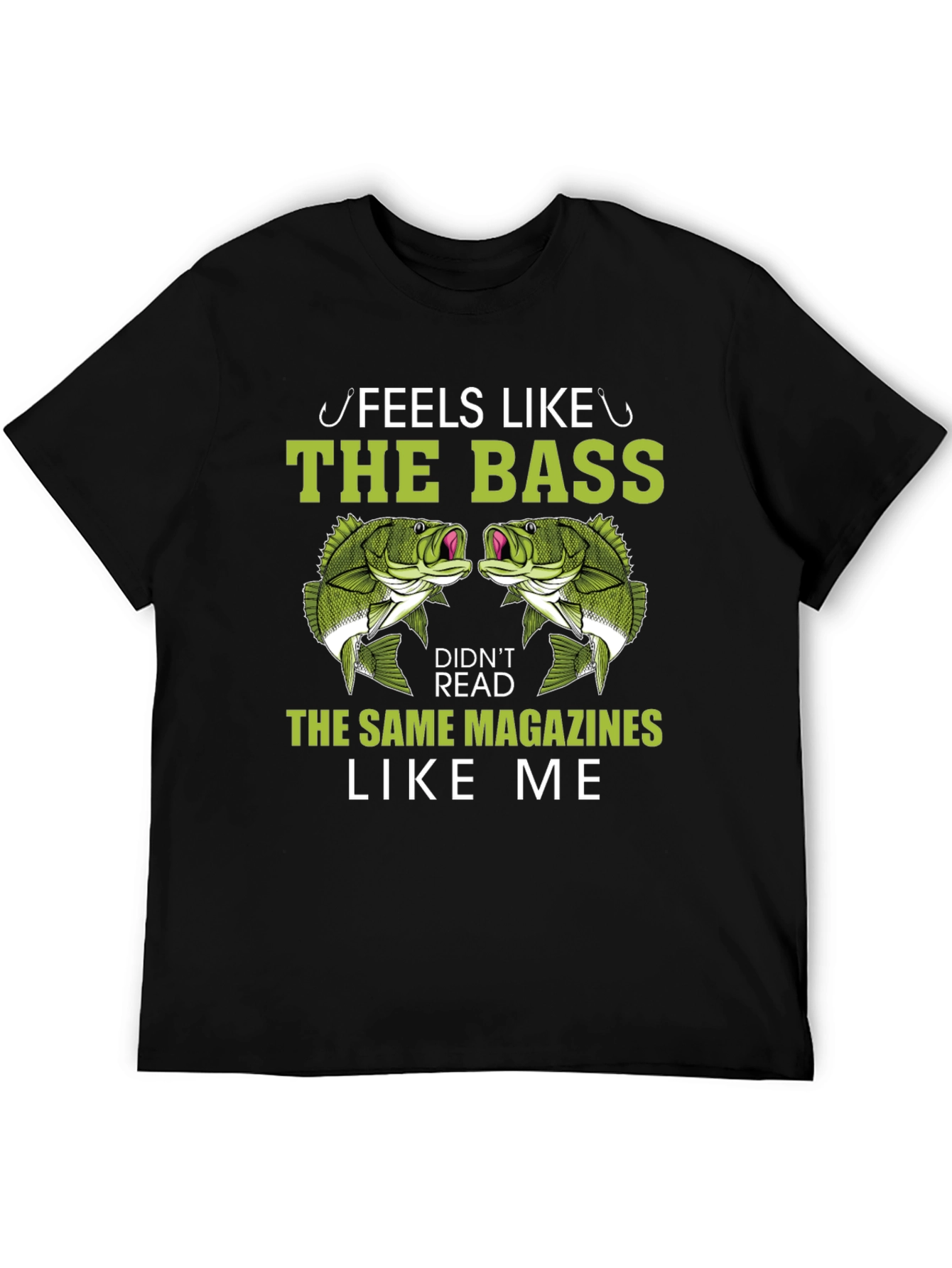 Funny Bass Fishing T-Shirt for Anglers