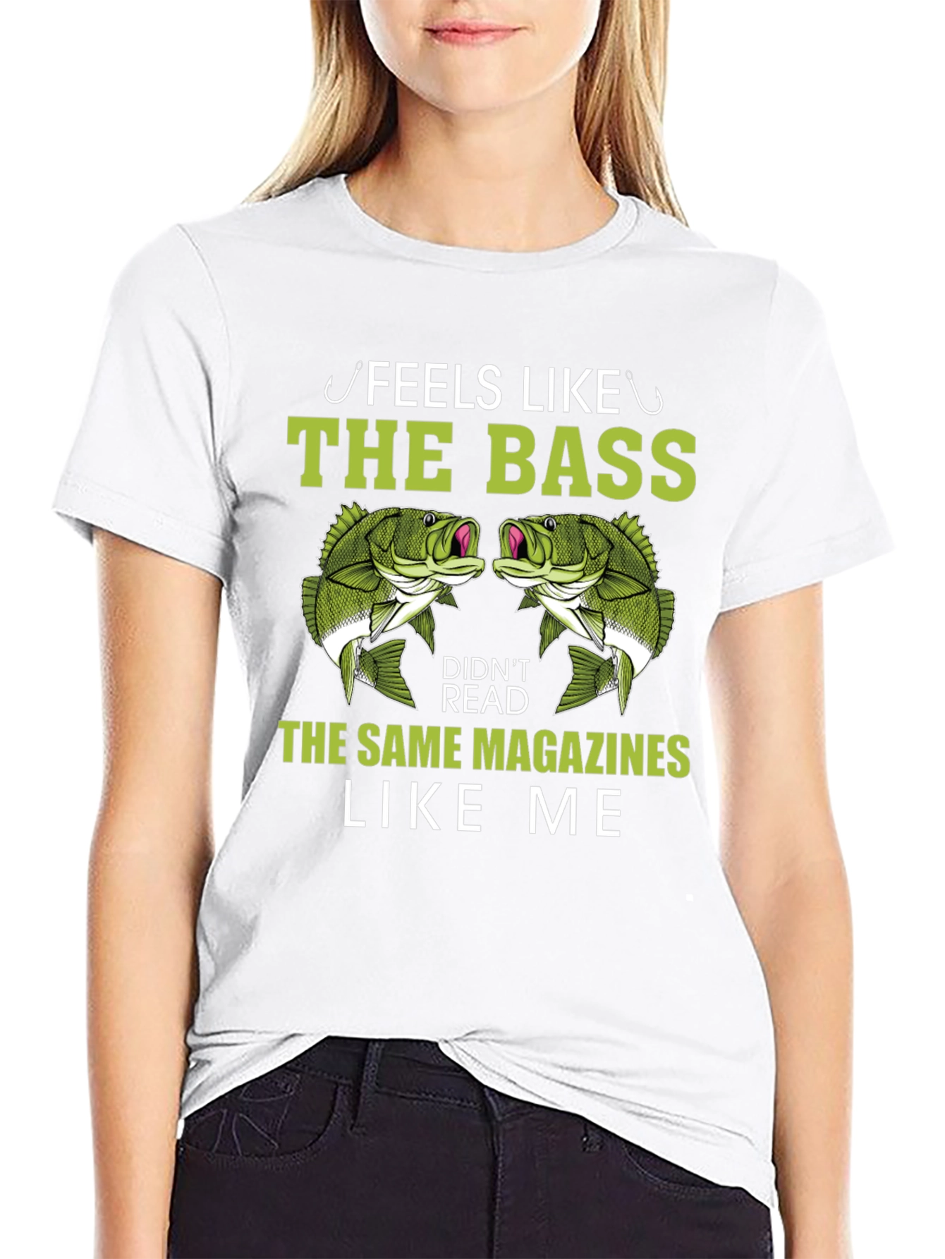Funny Bass Fishing T-Shirt for Anglers