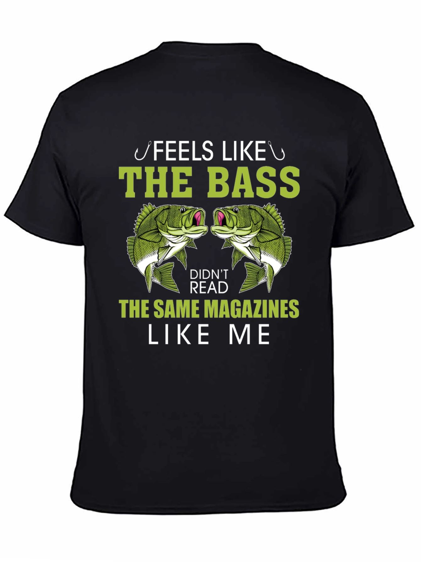 Funny Bass Fishing T-Shirt for Anglers