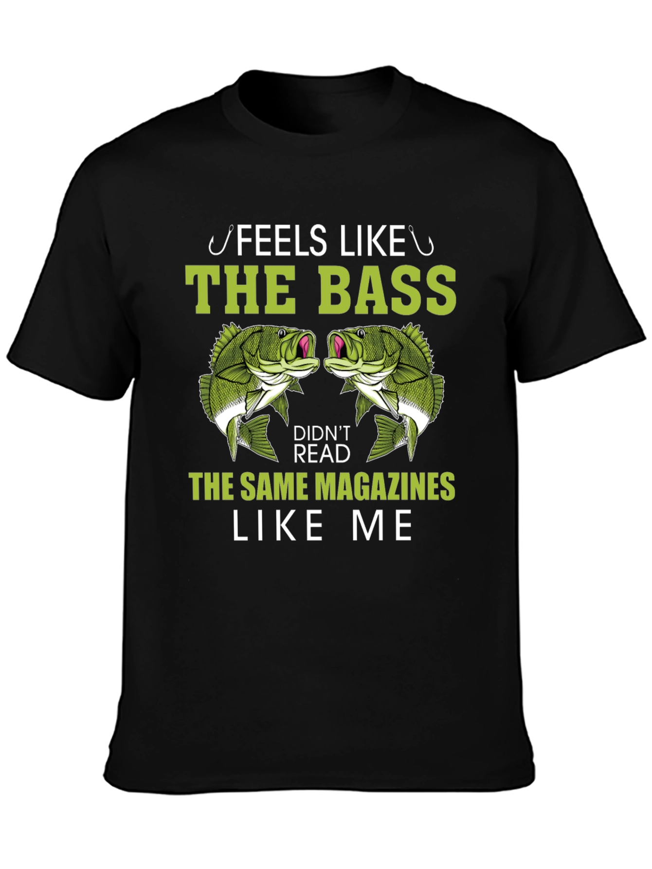 Funny Bass Fishing T-Shirt for Anglers