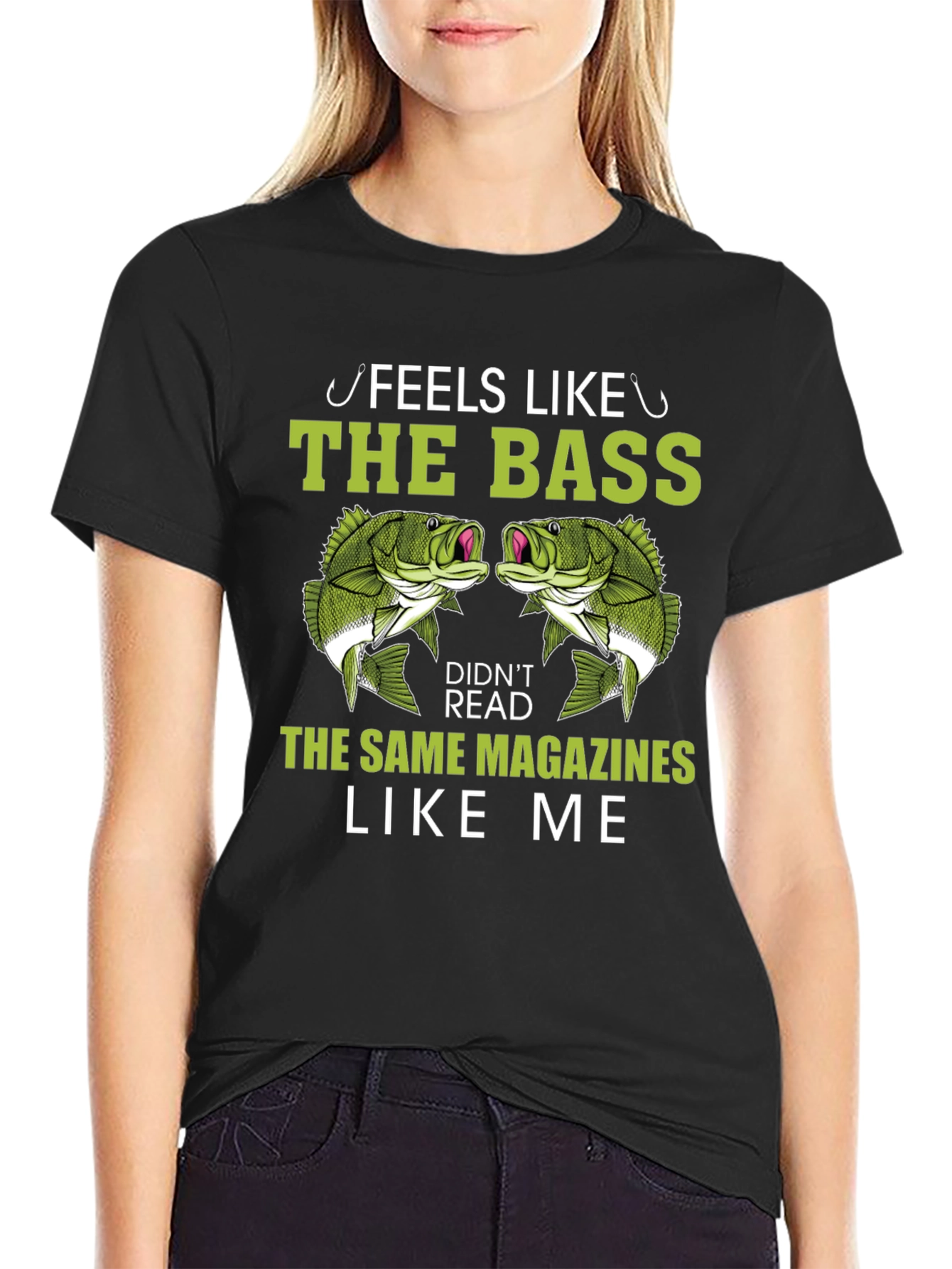 Funny Bass Fishing T-Shirt for Anglers