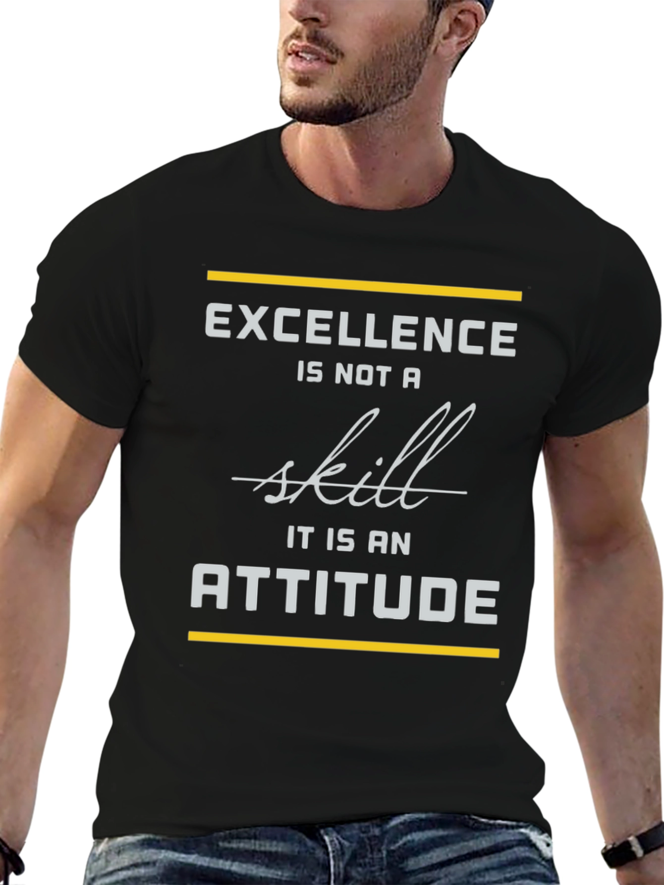 Excellence is an Attitude Mens T-Shirt