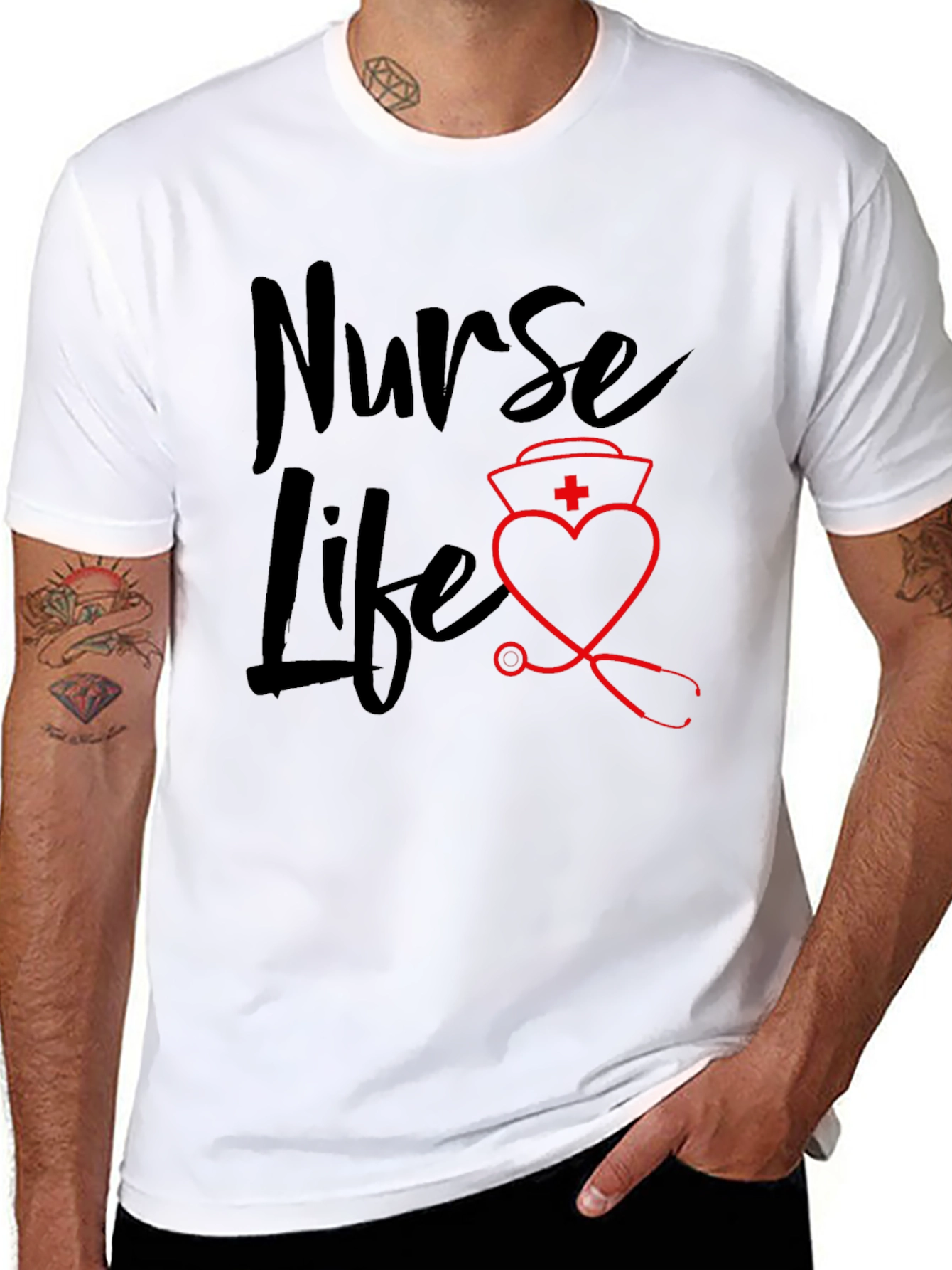 Nurse Life Graphic T-Shirt - Medical Profession Apparel