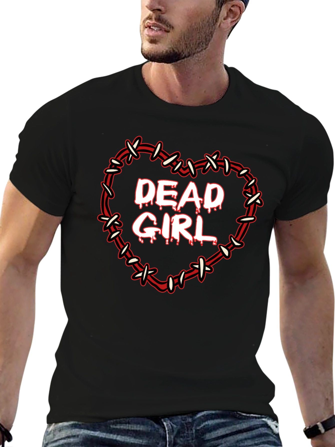 Dead Girl Heart Graphic Tee