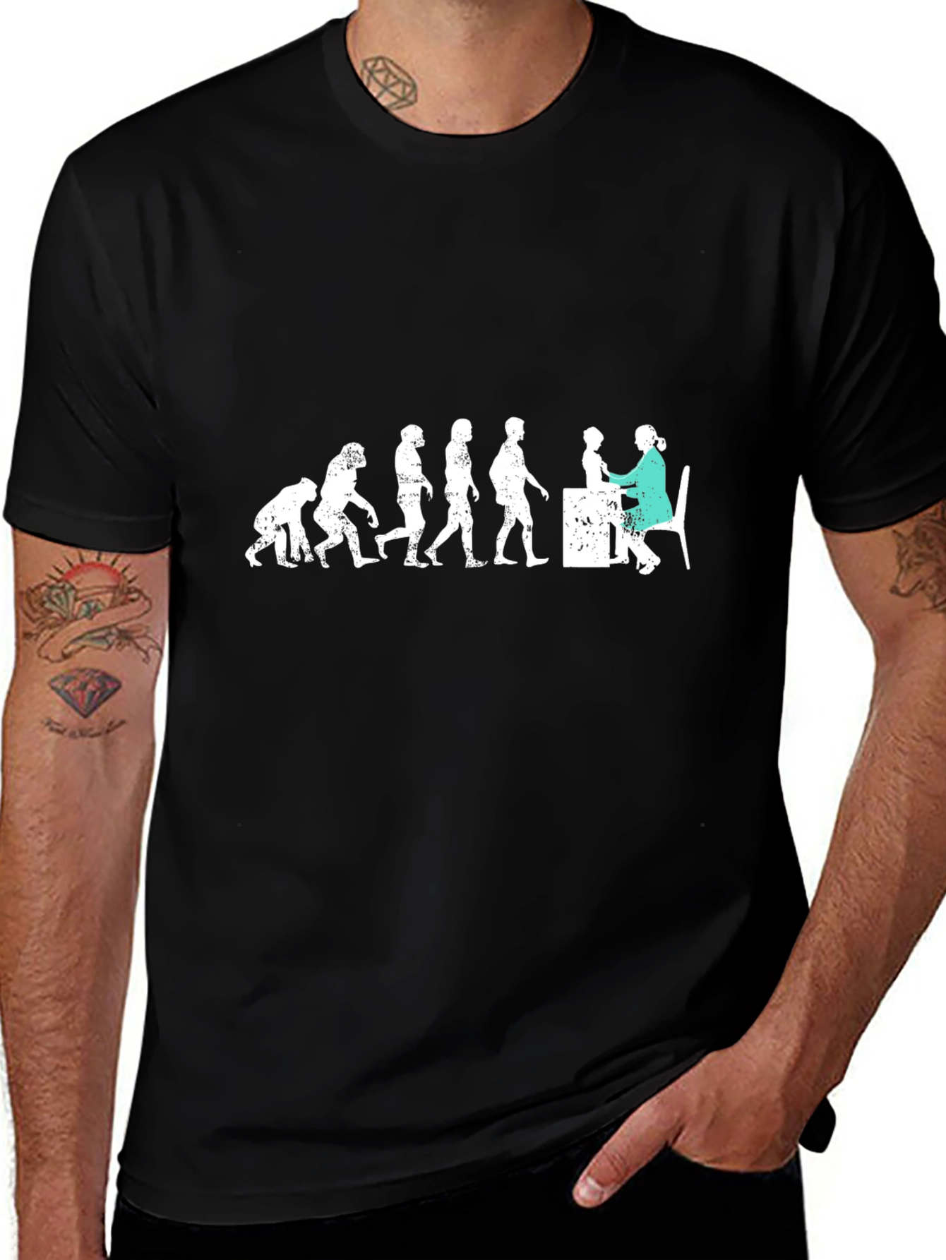 Evolution of a Coder T-Shirt