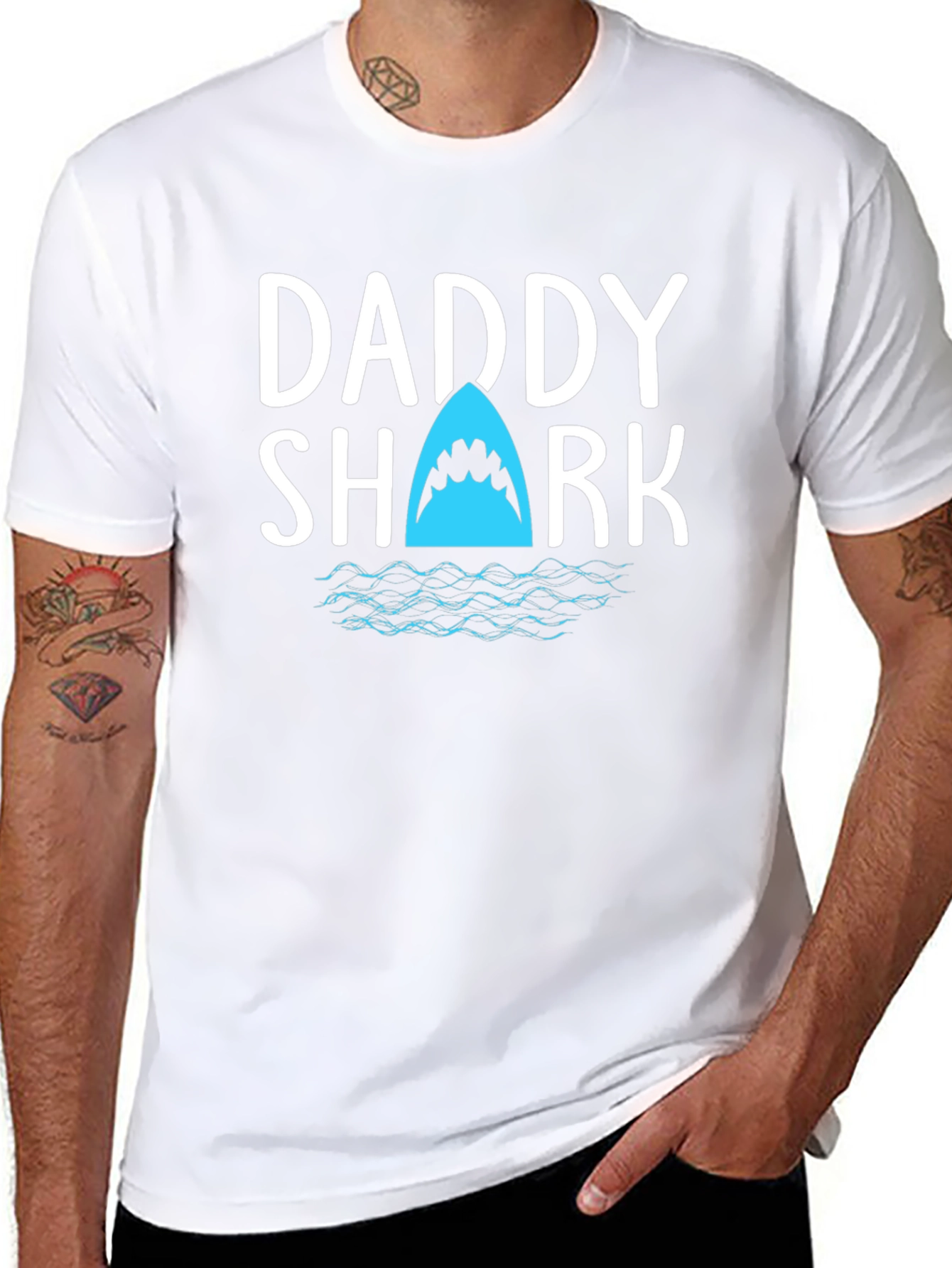 Daddy Shark T-Shirt - Fun Fathers Day Gift!
