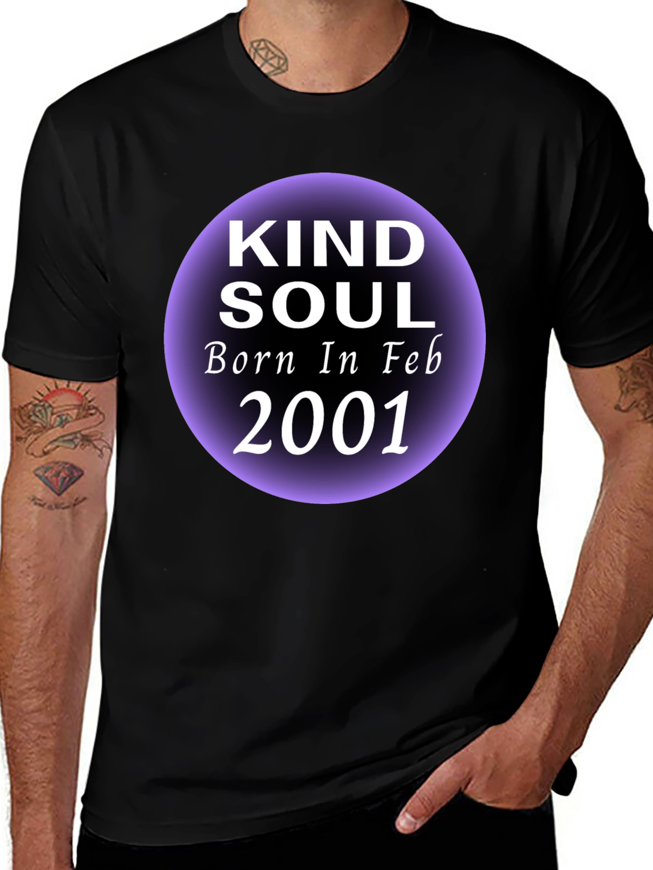 Kind Soul Born in Feb 2001 T-Shirt
