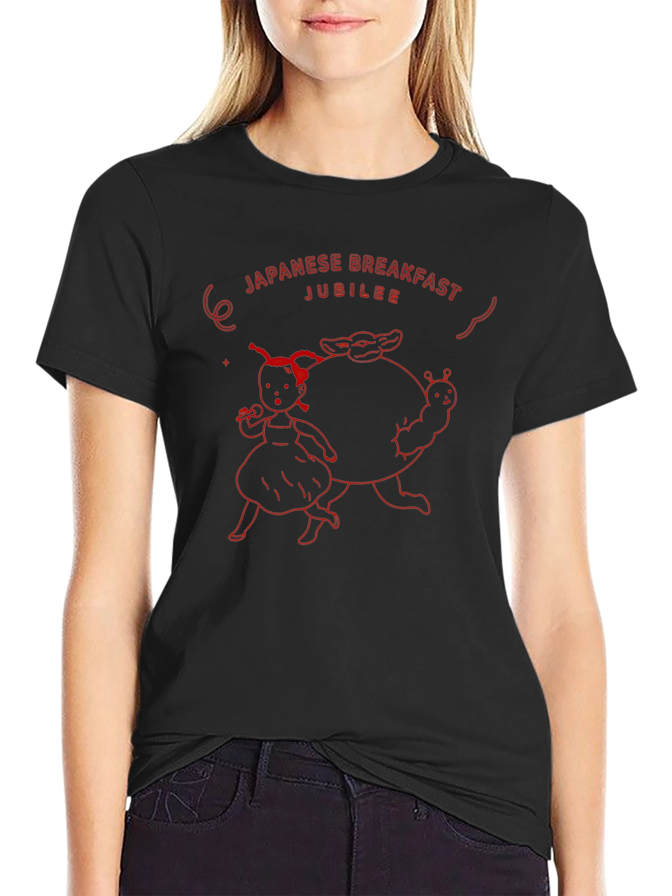 Japanese Breakfast Jubilee Black T-Shirt