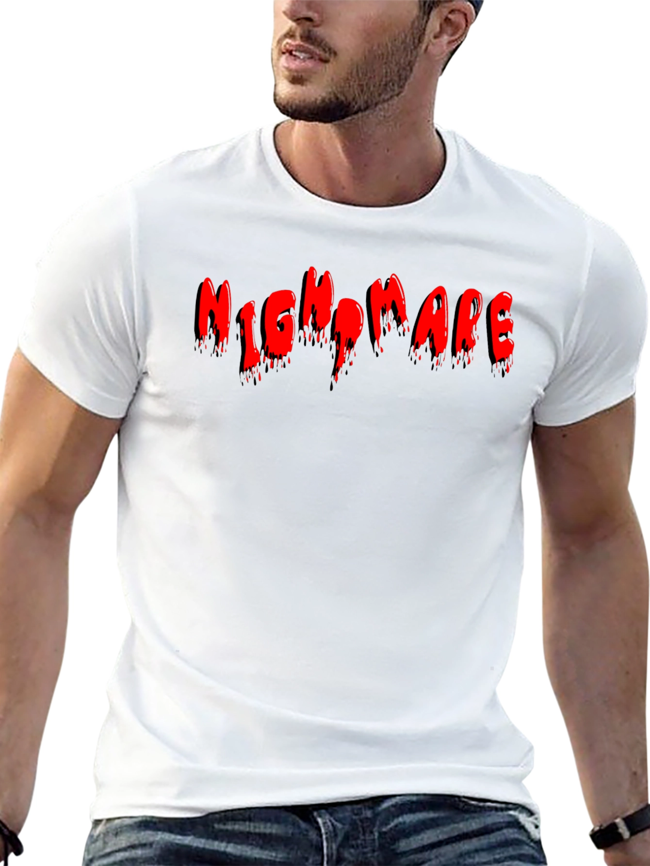 Nightmare Graphic Tee - Horror Theme