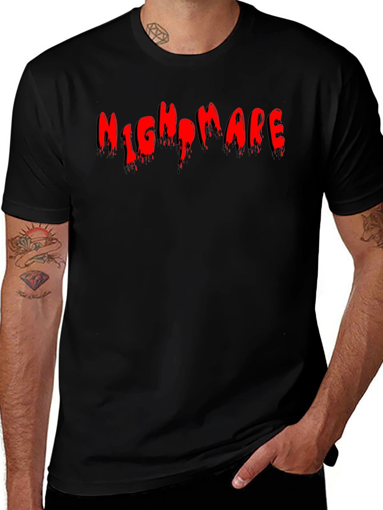 Nightmare Graphic Tee - Horror Theme