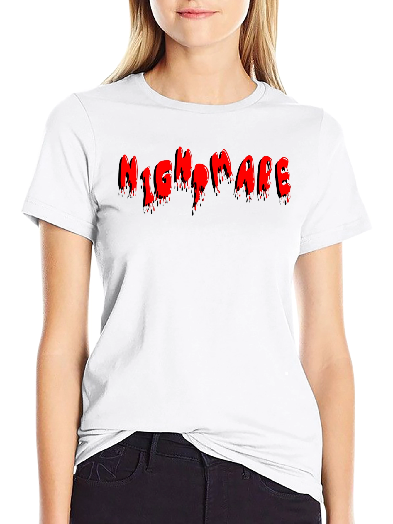 Nightmare Graphic Tee - Horror Theme