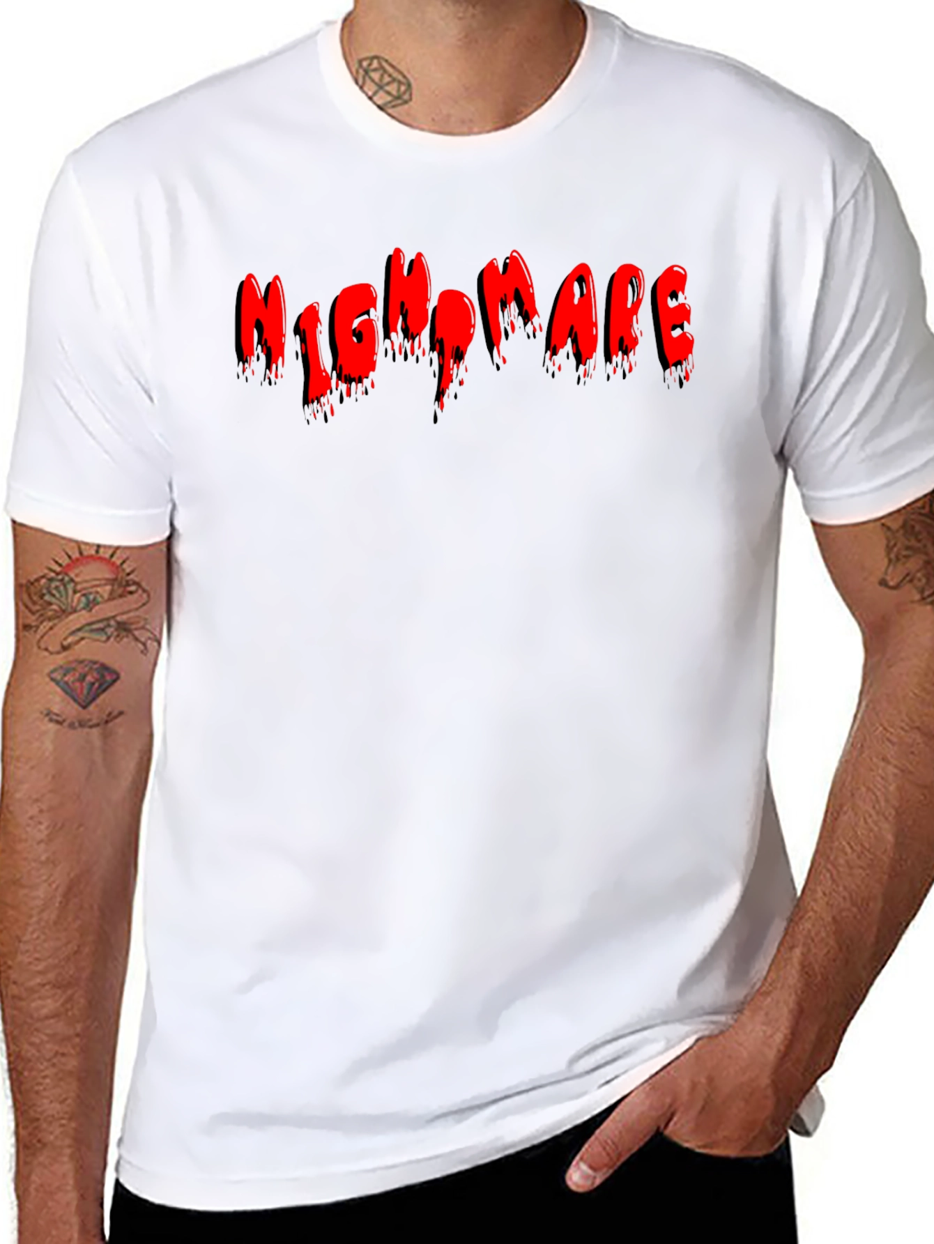 Nightmare Graphic Tee - Horror Theme