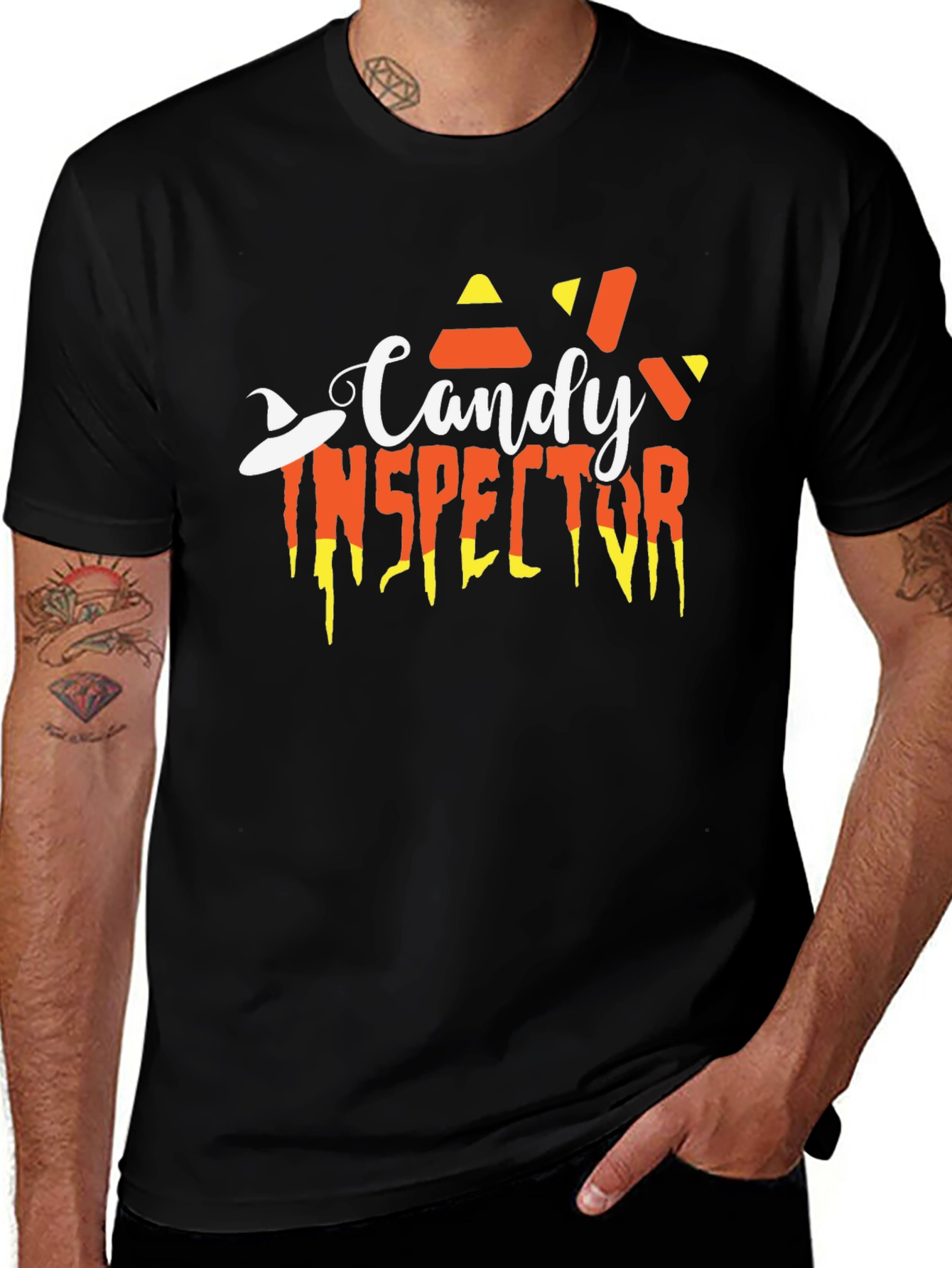 Candy Inspector Halloween T-Shirt