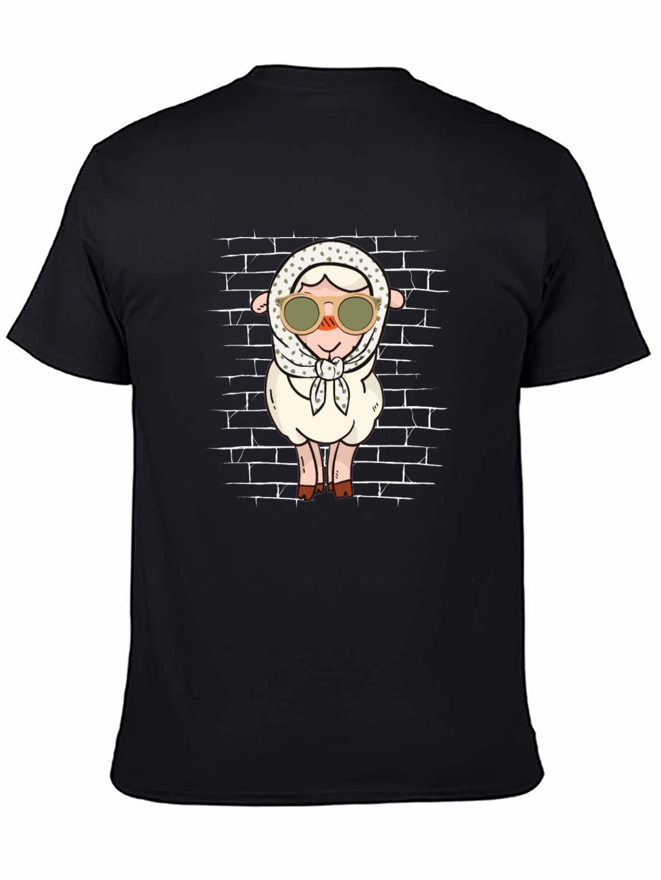 Funny Sheep in Glasses Graphic Tee