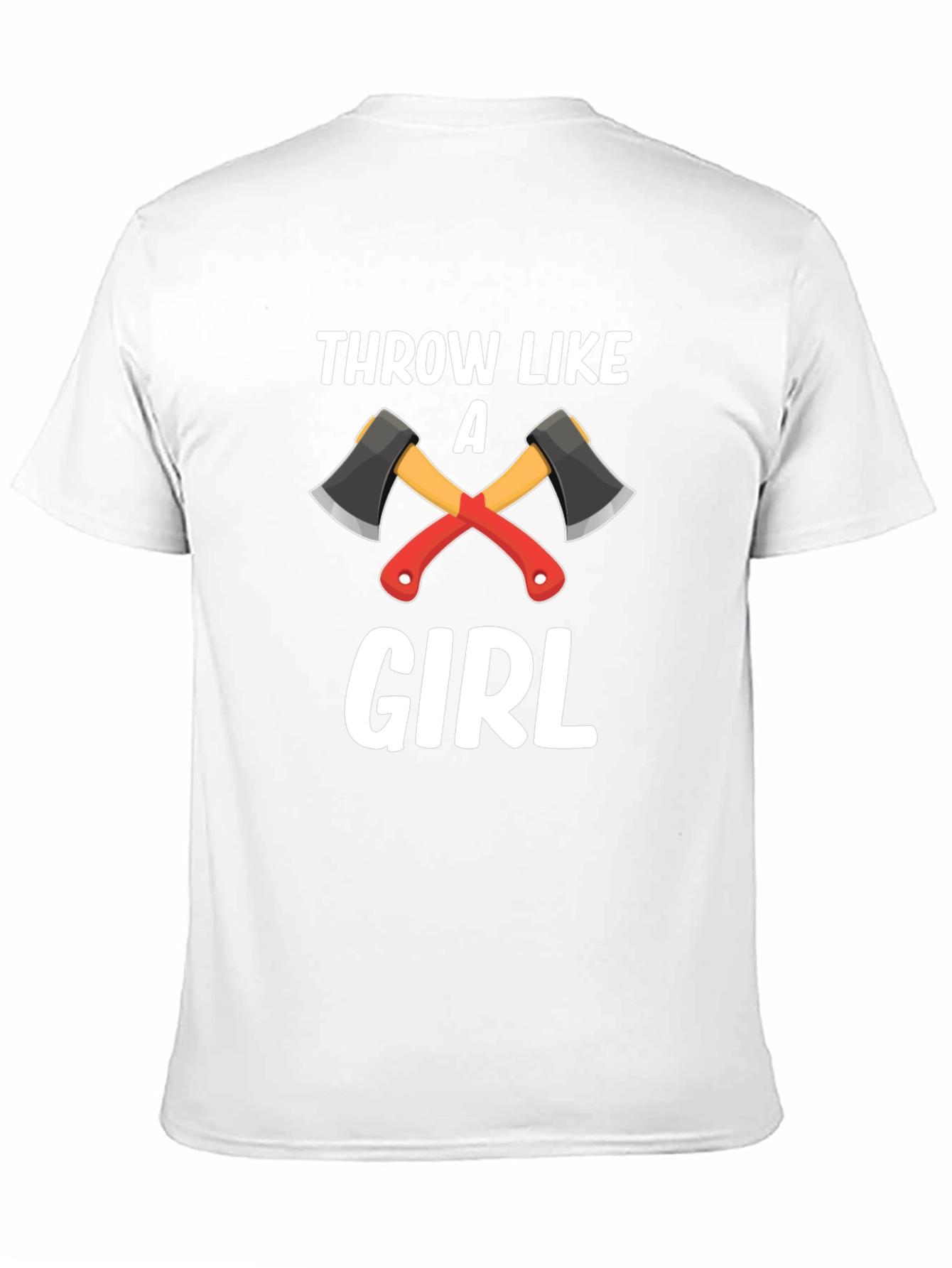 Throw Like A Girl Axe Throwing Black T-Shirt