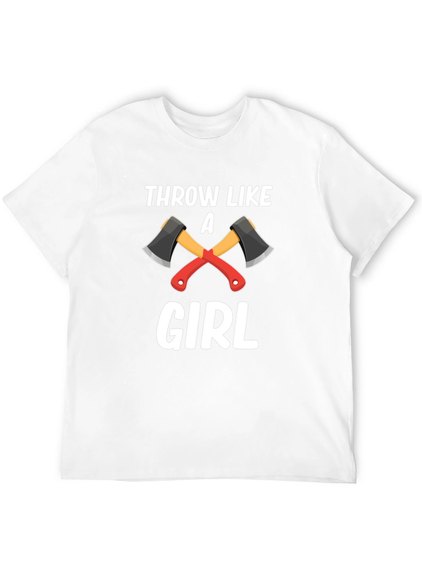 Throw Like A Girl Axe Throwing Black T-Shirt