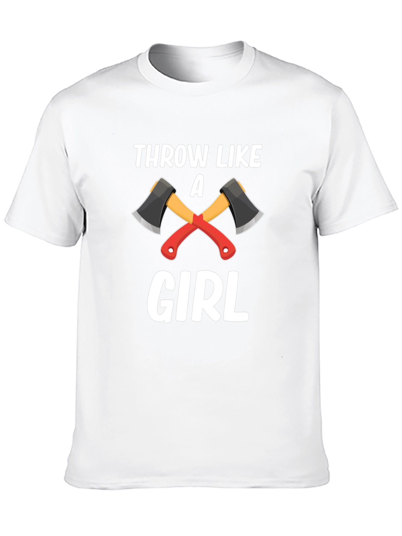 Throw Like A Girl Axe Throwing Black T-Shirt