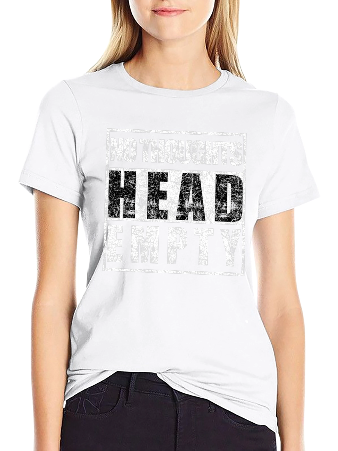 No Thoughts Head Empty Graphic T-Shirt