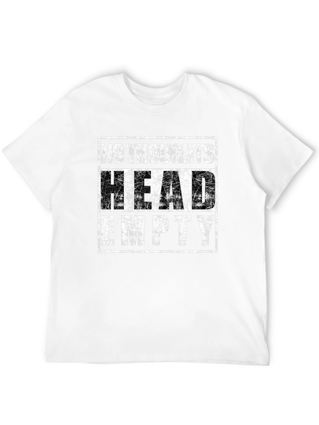 No Thoughts Head Empty Graphic T-Shirt