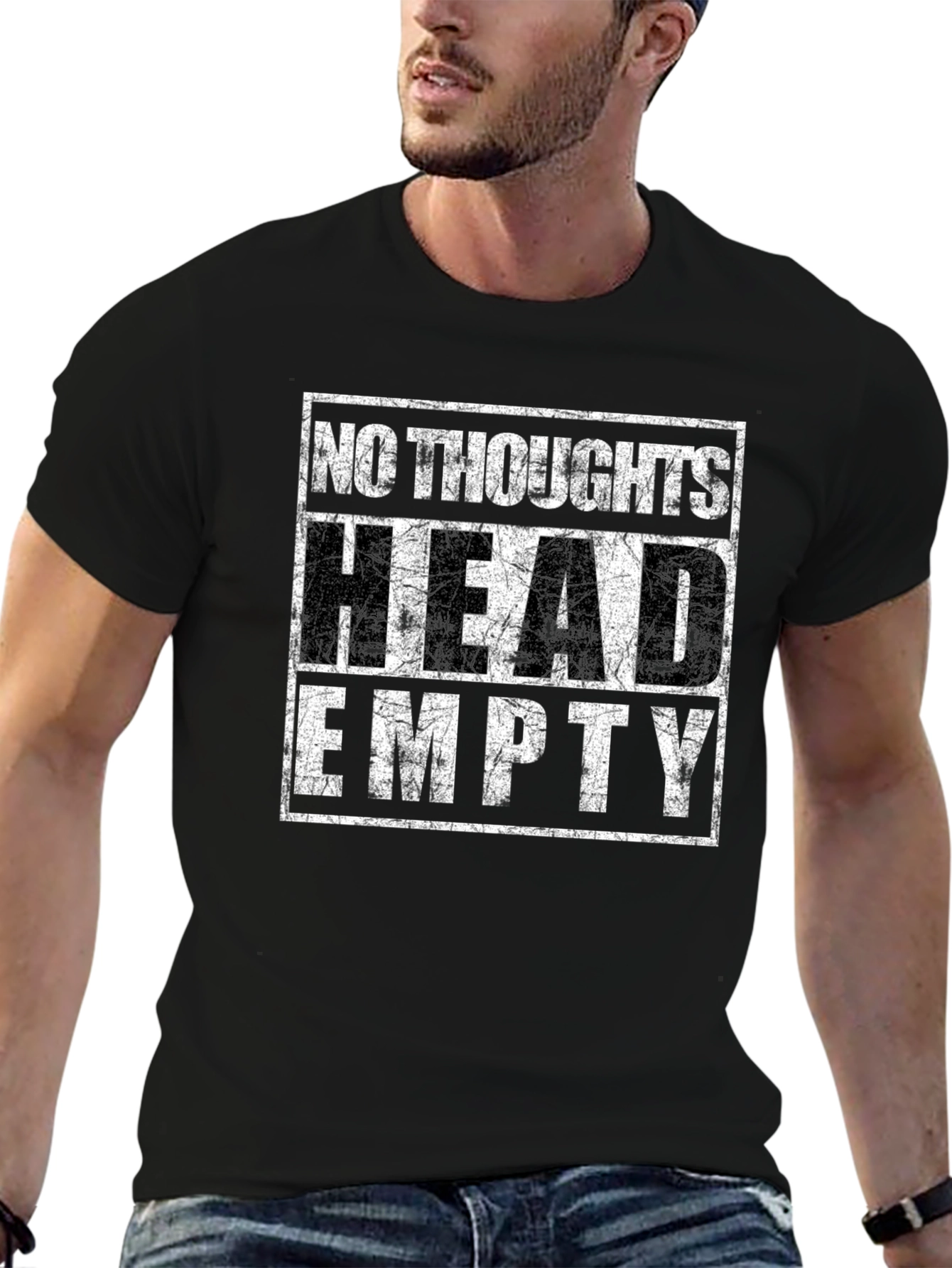No Thoughts Head Empty Graphic T-Shirt