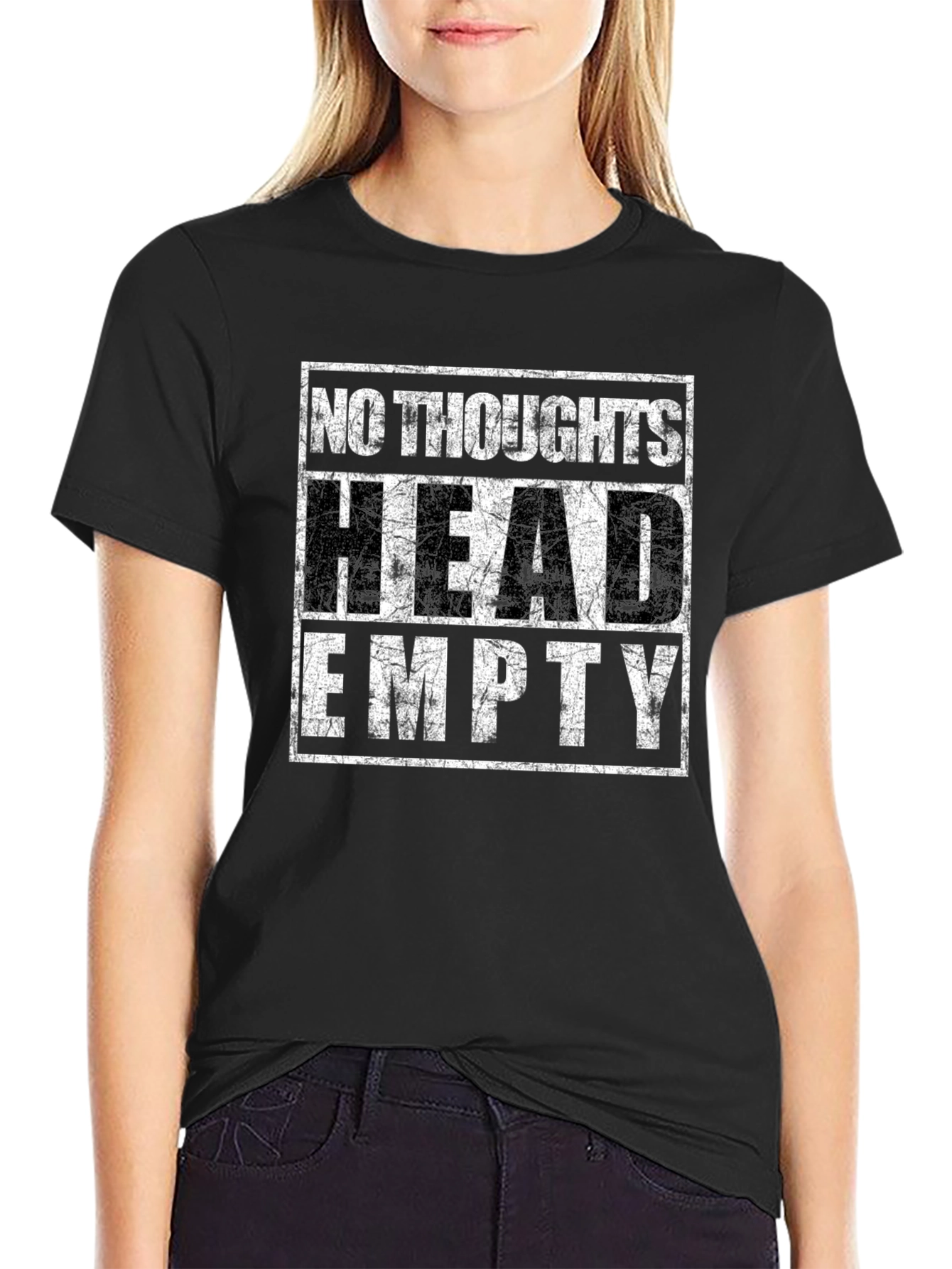 No Thoughts Head Empty Graphic T-Shirt