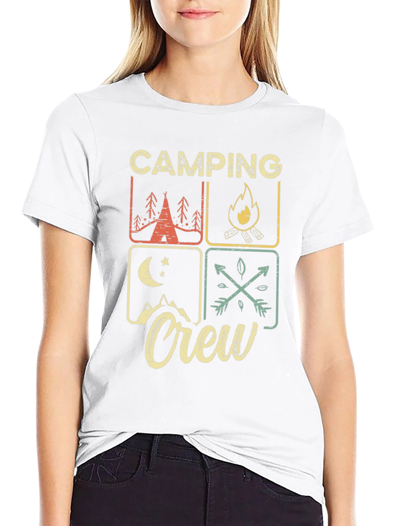Camping Crew Graphic T-Shirt