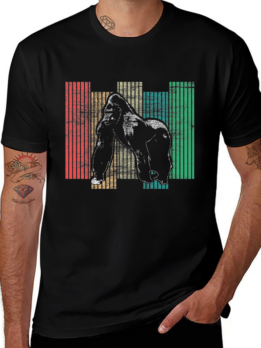 Retro Gorilla Graphic Tee - Cool Vintage Style