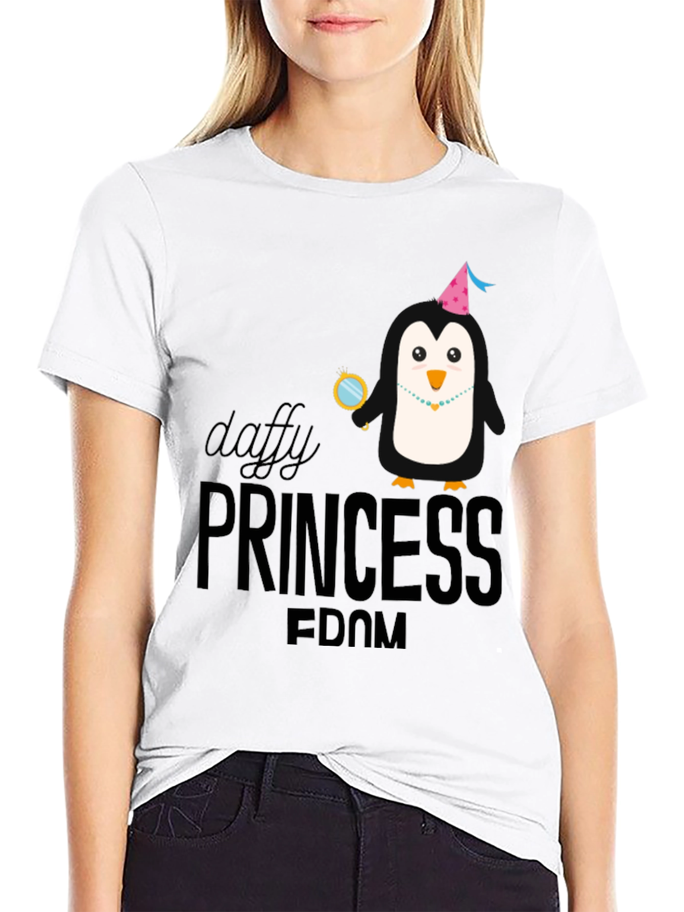 Daffy Princess Penguin T-Shirt