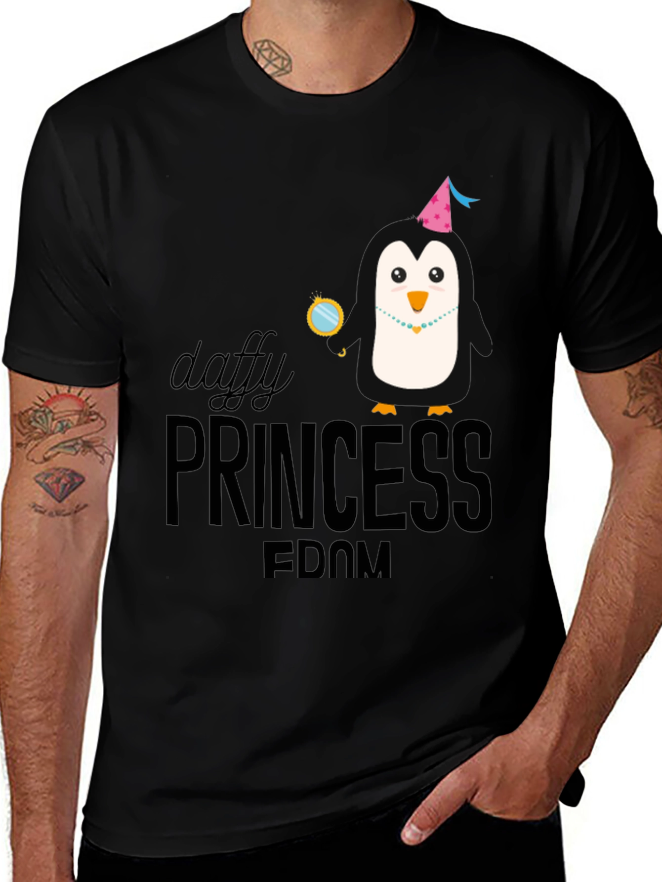 Daffy Princess Penguin T-Shirt