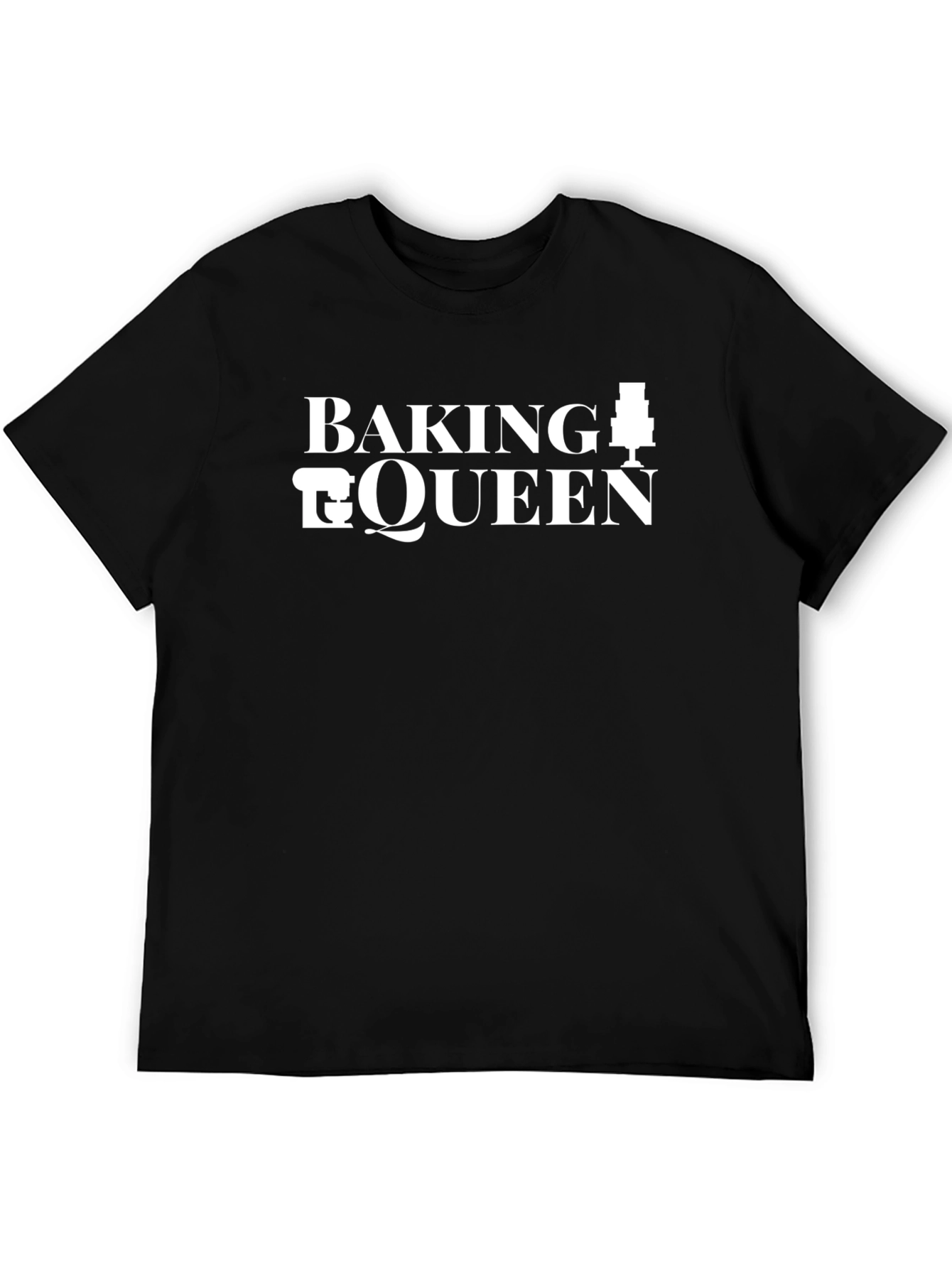 Baking Queen Black Graphic Tee