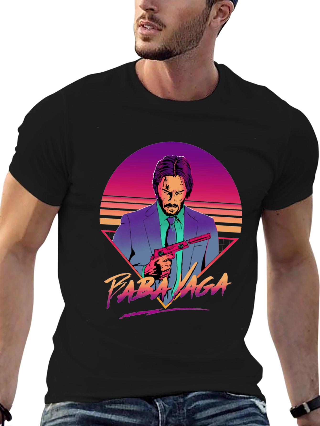 John Wick Baba Yaga Retro Style T-Shirt