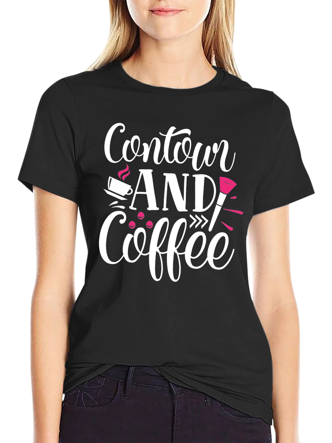 Contour and Coffee Graphic T-Shirt