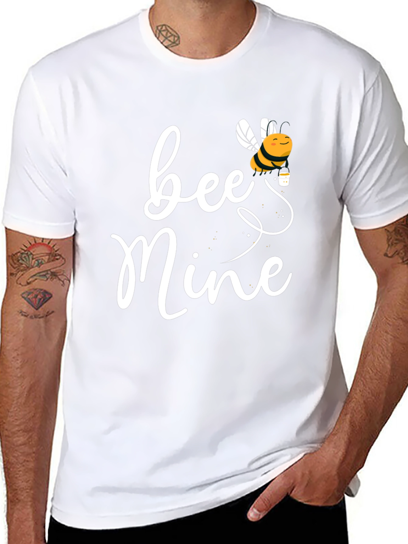 Bee Mine Graphic Tee - Valentines Day Gift