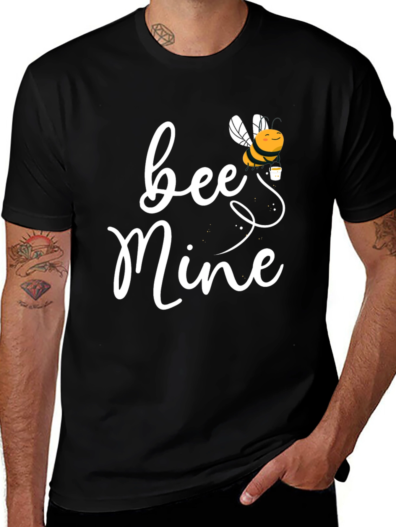 Bee Mine Graphic Tee - Valentines Day Gift