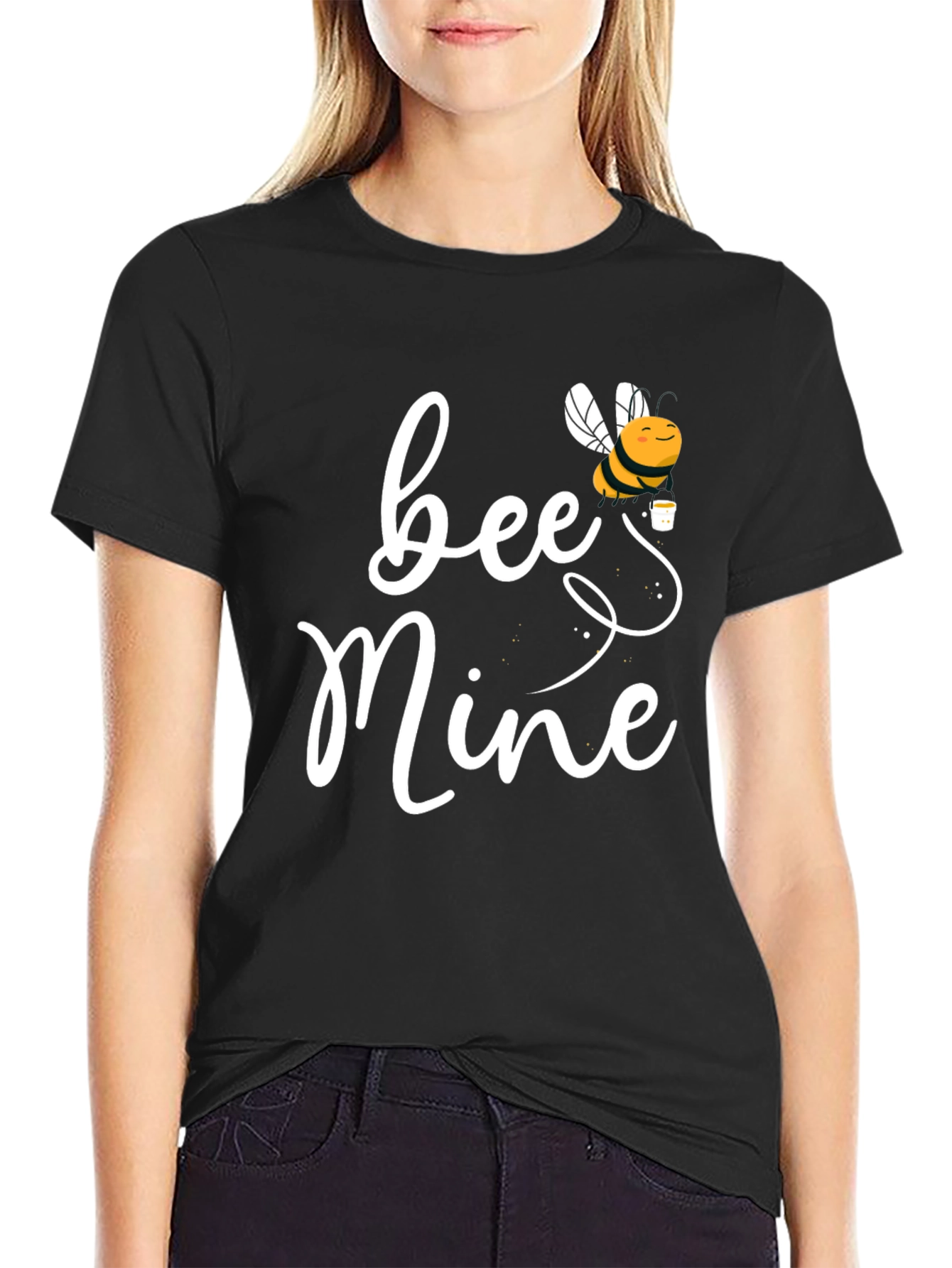 Bee Mine Graphic Tee - Valentines Day Gift