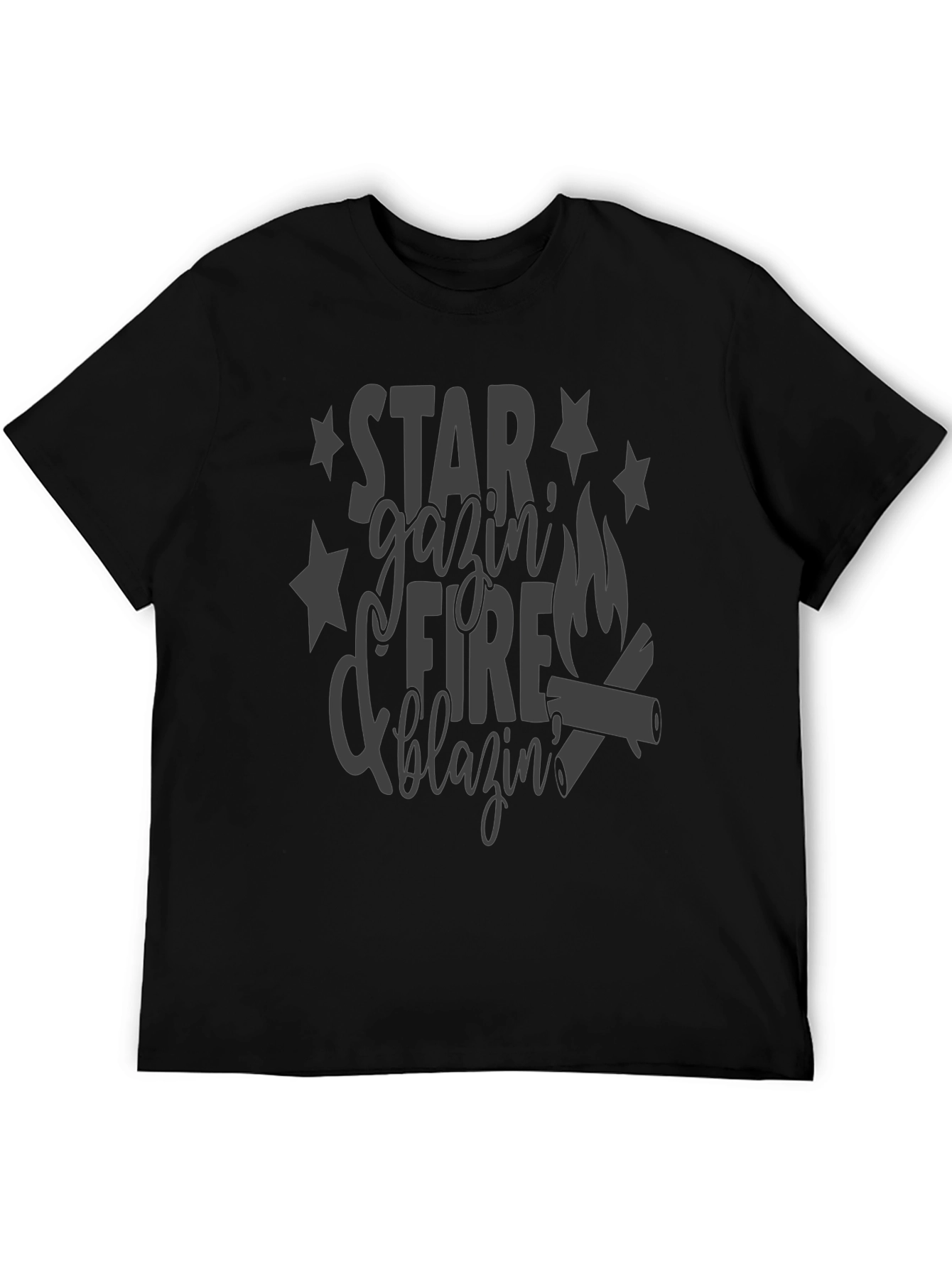 Star Gazin Fire Blazin Graphic T-Shirt