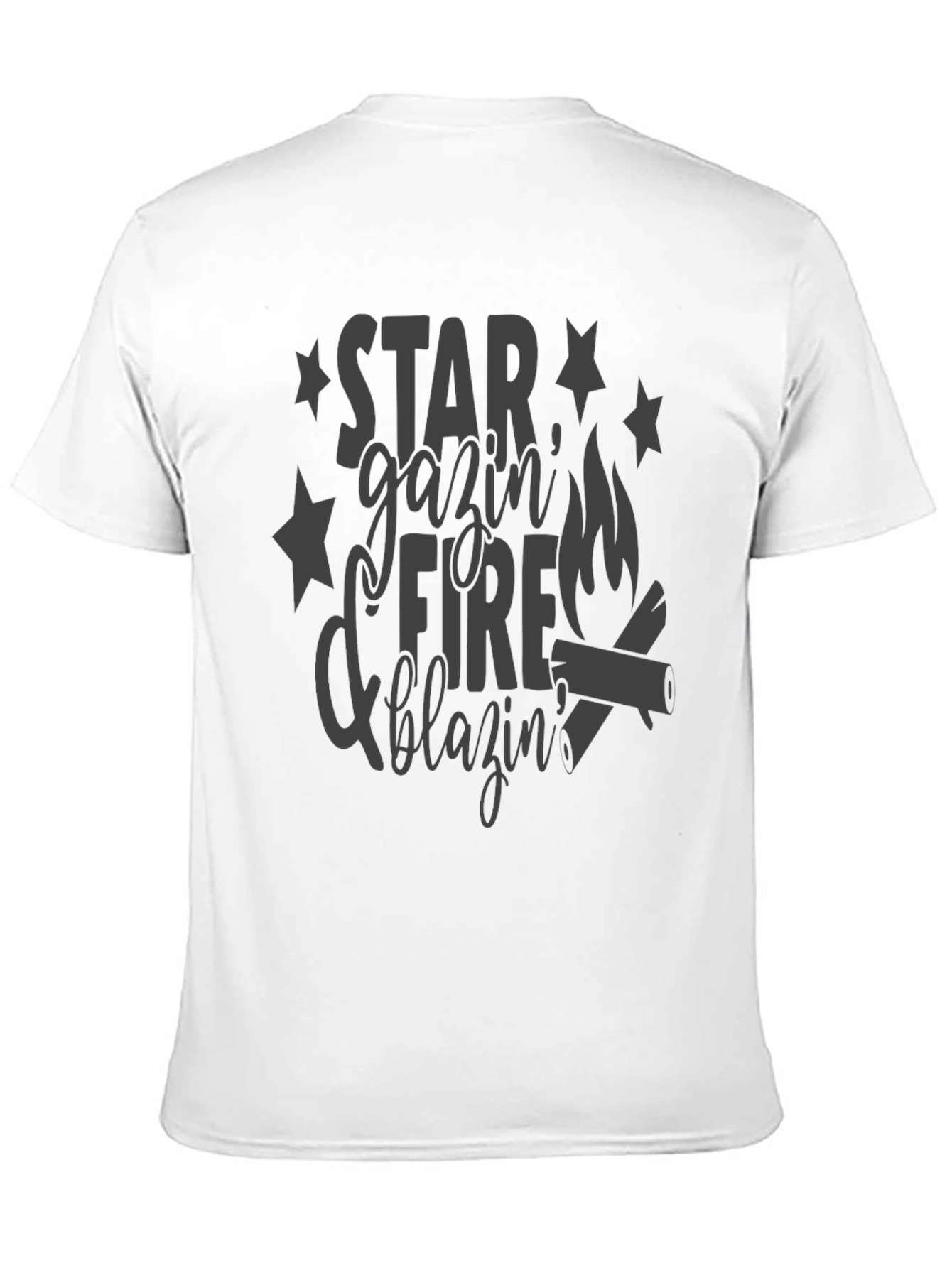 Star Gazin Fire Blazin Graphic T-Shirt