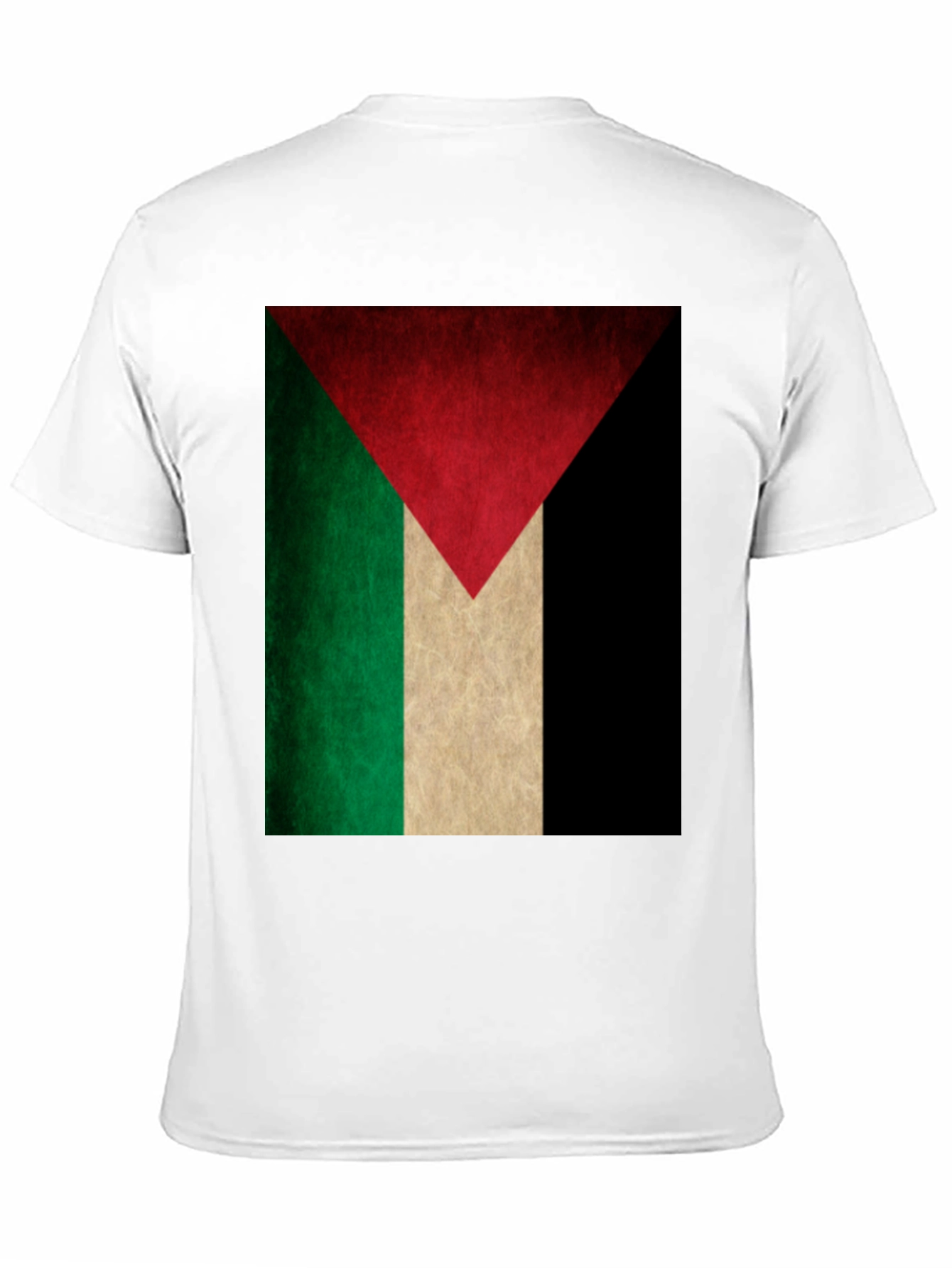 Palestine Flag Graphic Tee - Black T-Shirt