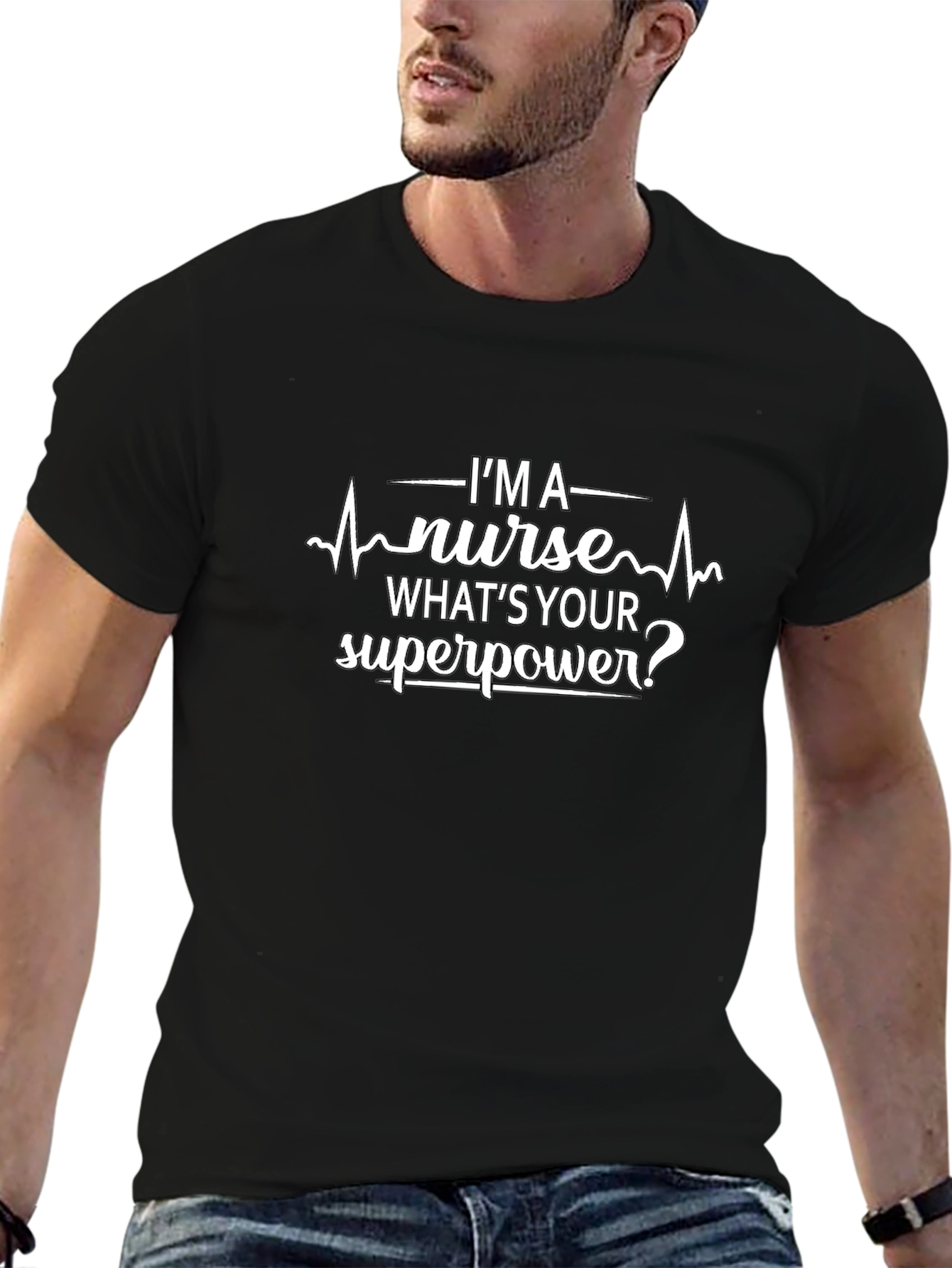 Nurse Superpower Graphic Tee
