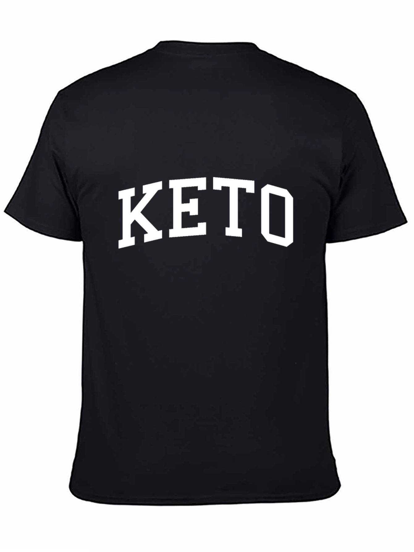 KETO T-Shirt Black Cotton Blend Short Sleeve Tee
