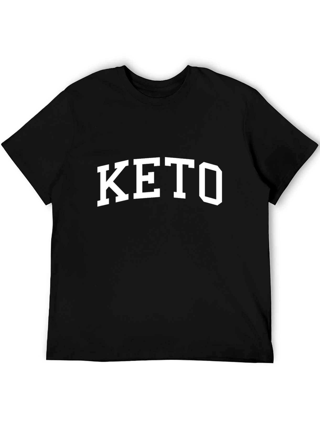 KETO T-Shirt Black Cotton Blend Short Sleeve Tee