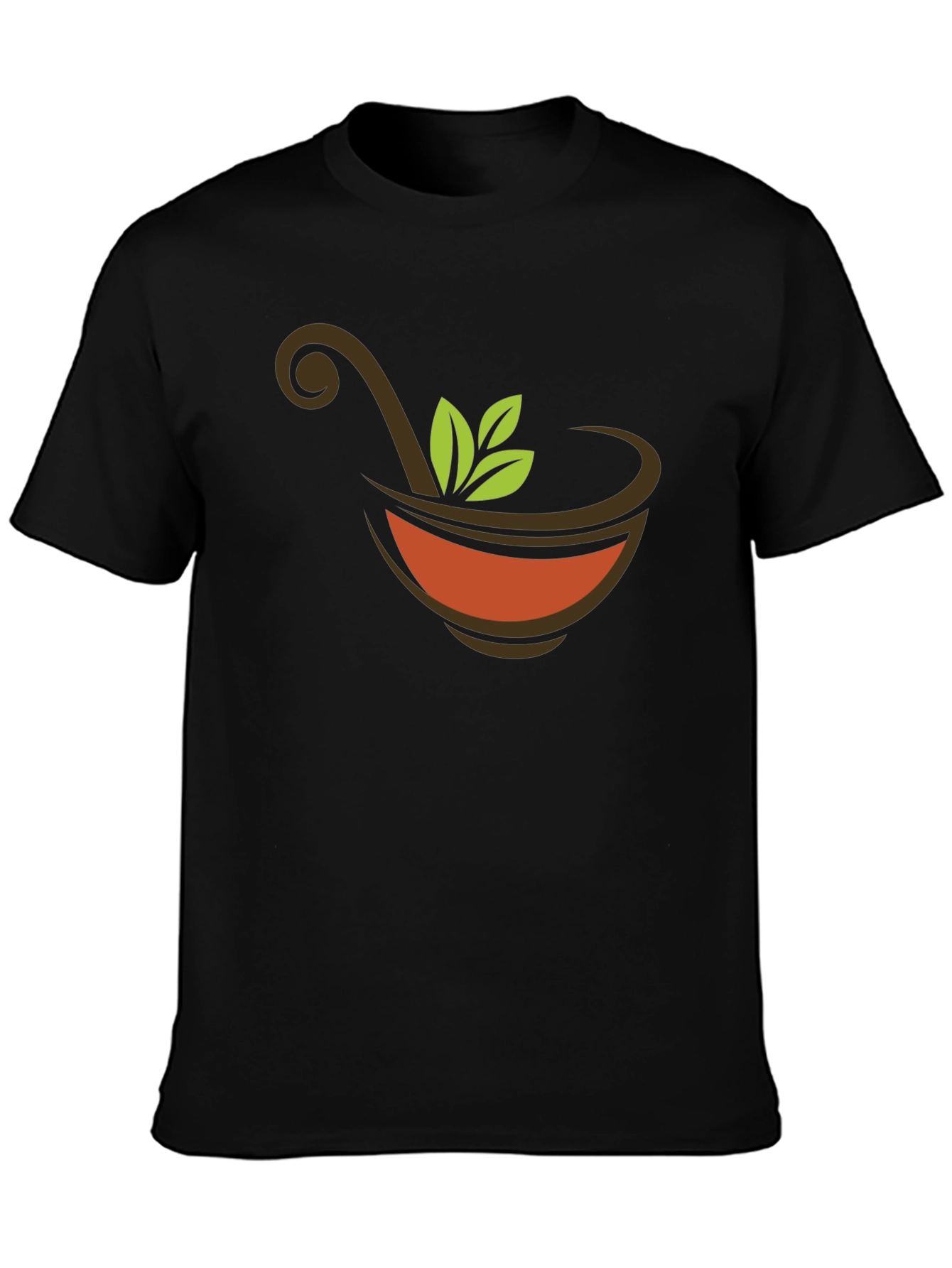 Herbal Tea Bowl Black T-Shirt
